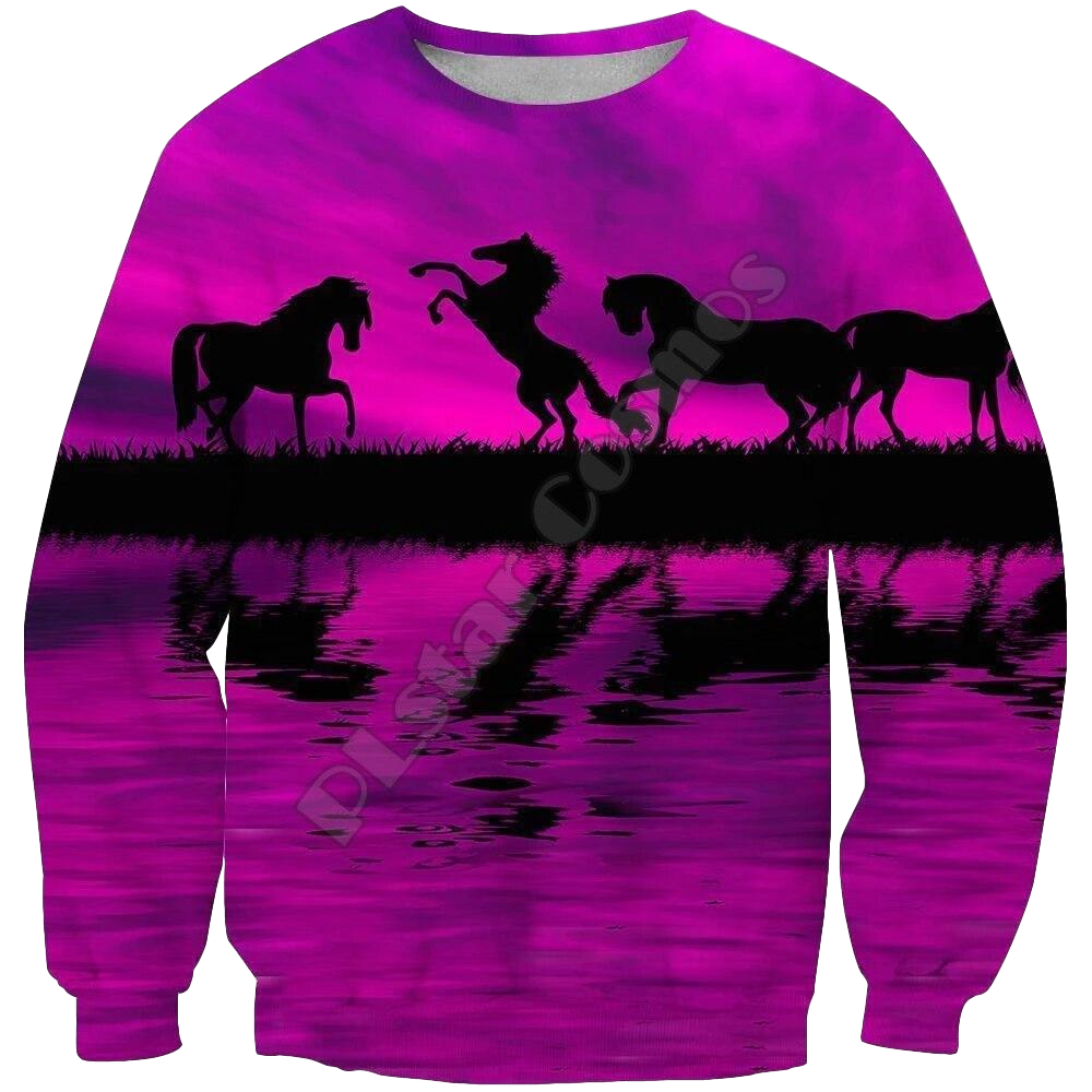 Colorful Horse Hoodie/Sweatshirt/Jacket