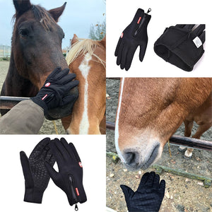 Classic Windproof Horse Riding Gloves