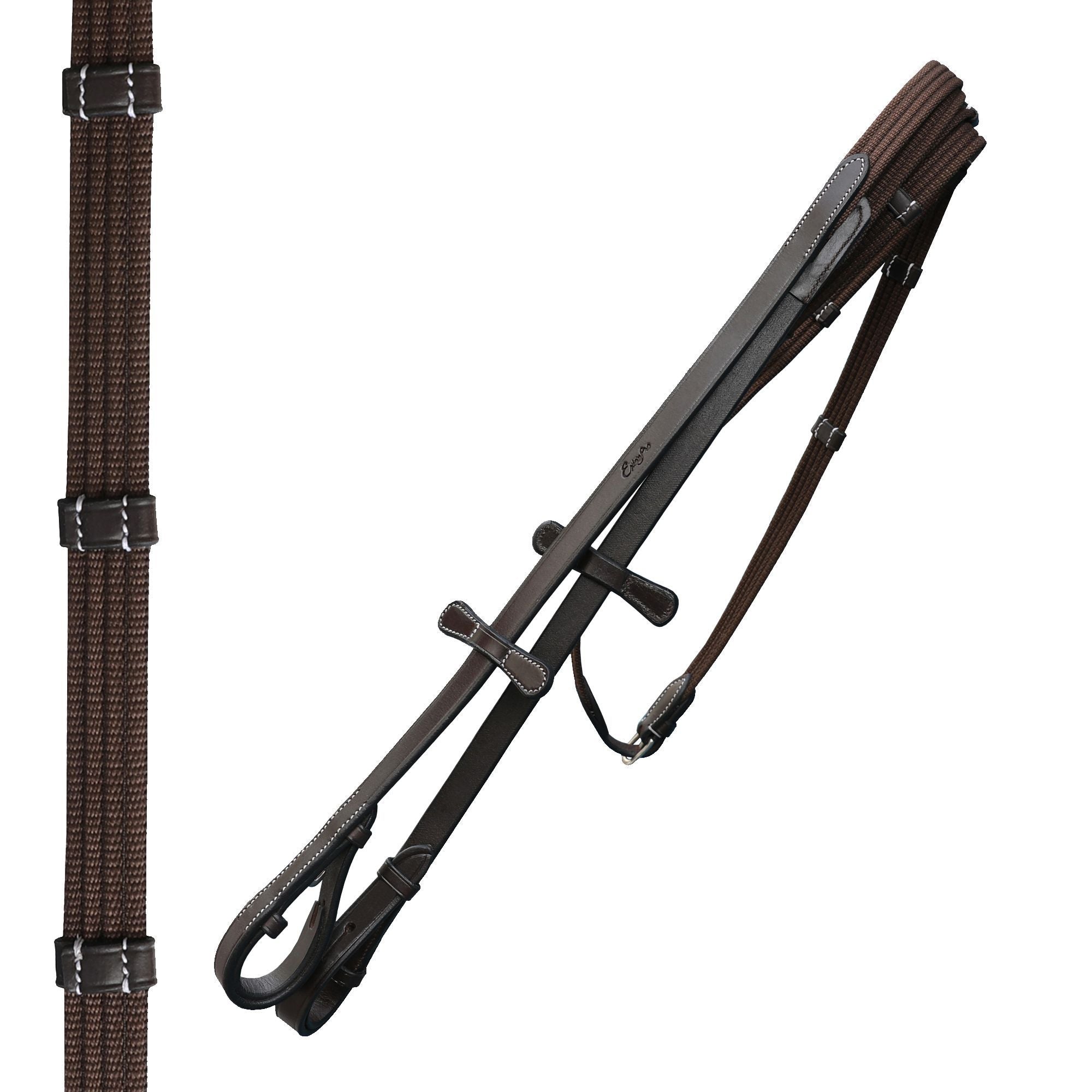 Image of ExionPro Anatomical Dressage Bridle with Reins