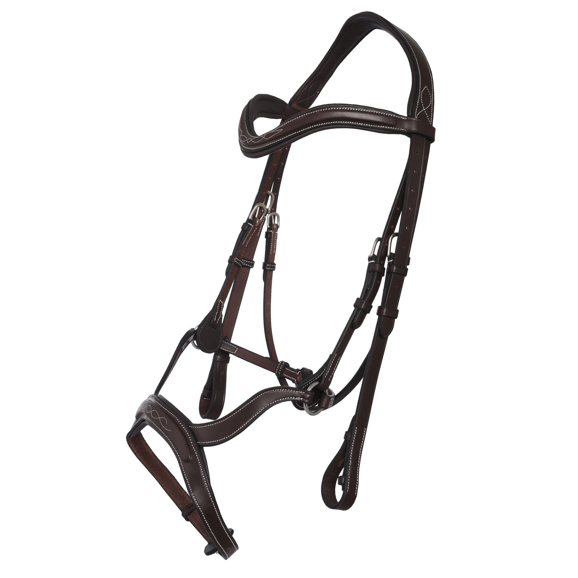 Image of ExionPro Anatomical Drop Noseband Bridle with Reins