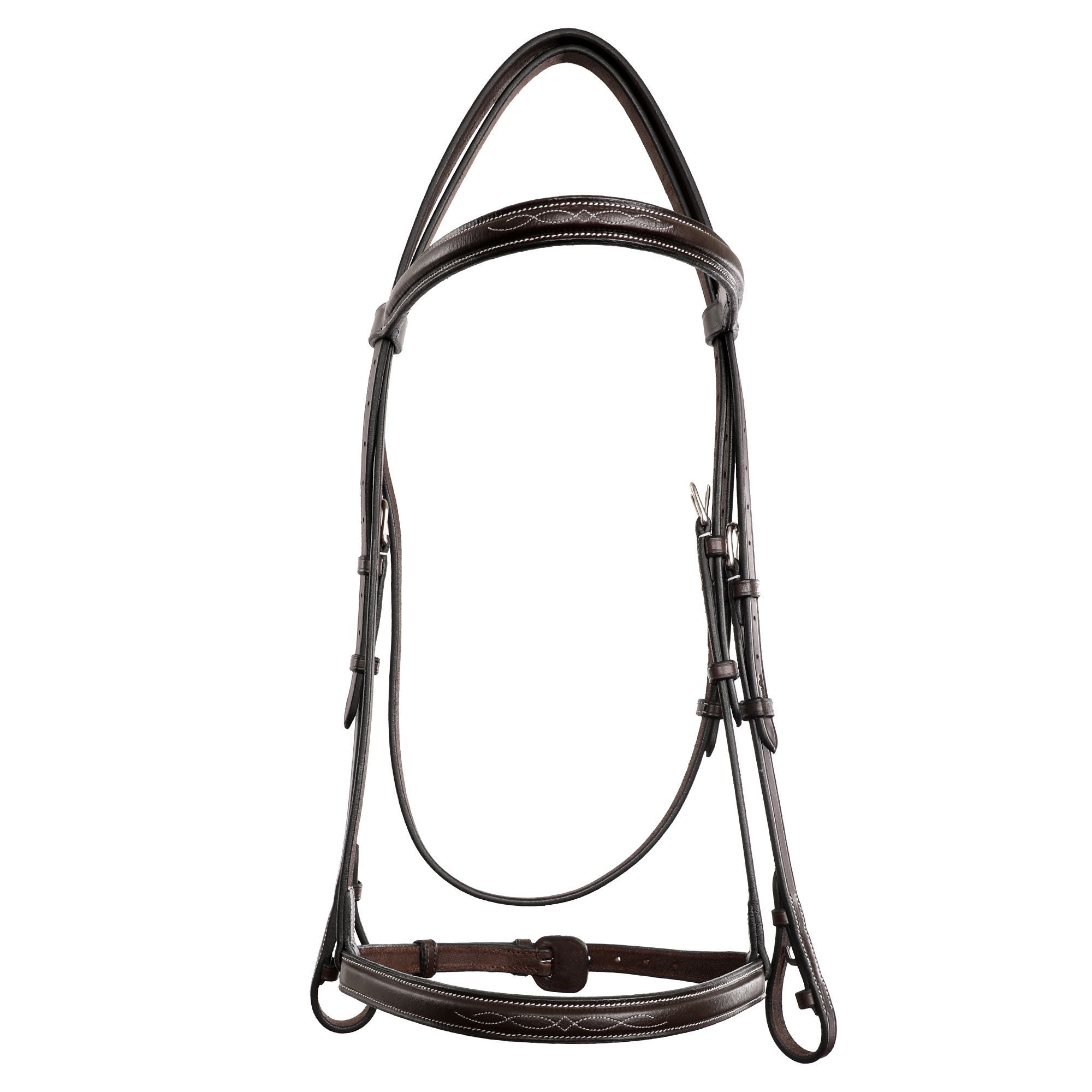 Image of ExionPro Traditional Hunter Bridle With Laced Reins