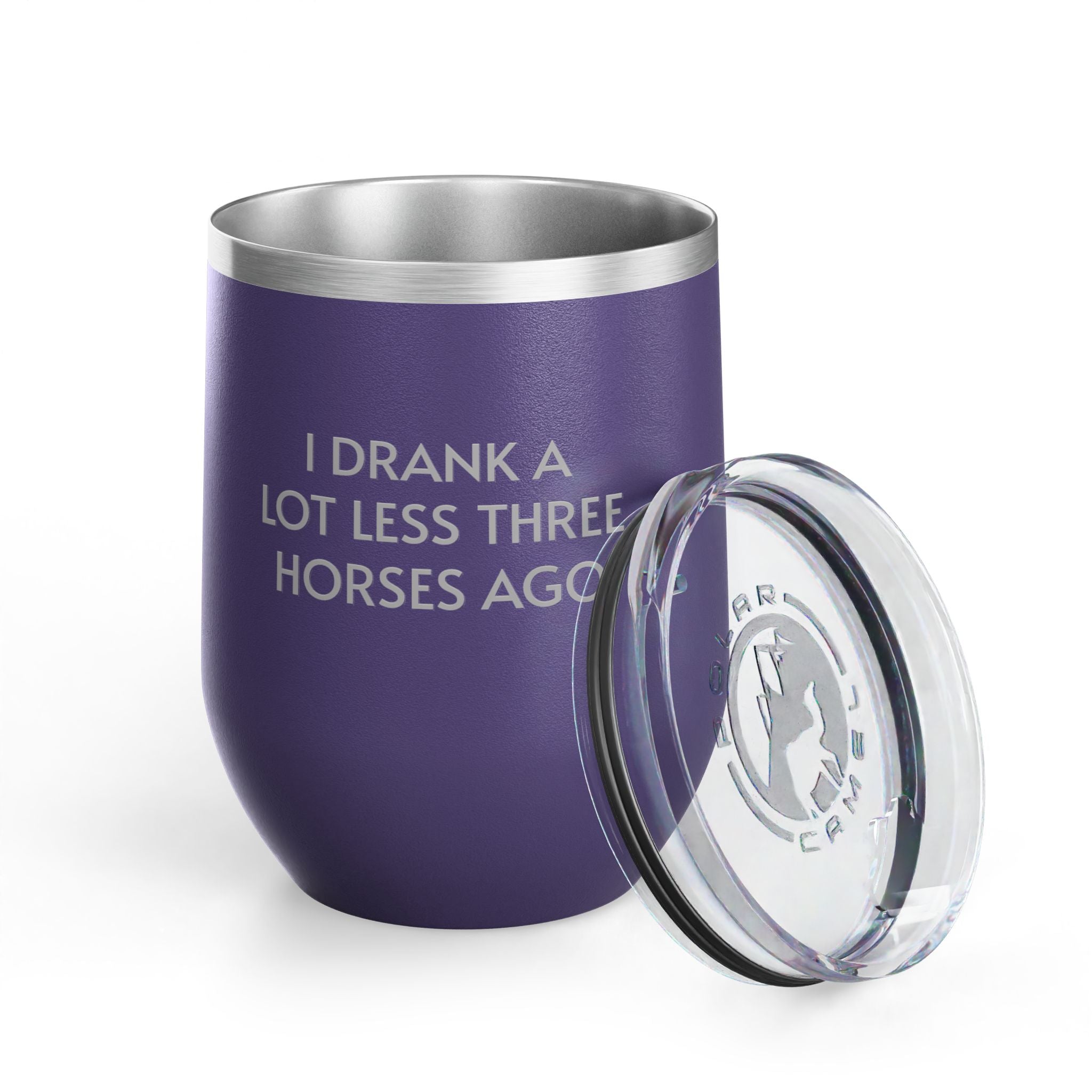 Image of Wine Tumbler, 12oz - I Drank A Lot Less