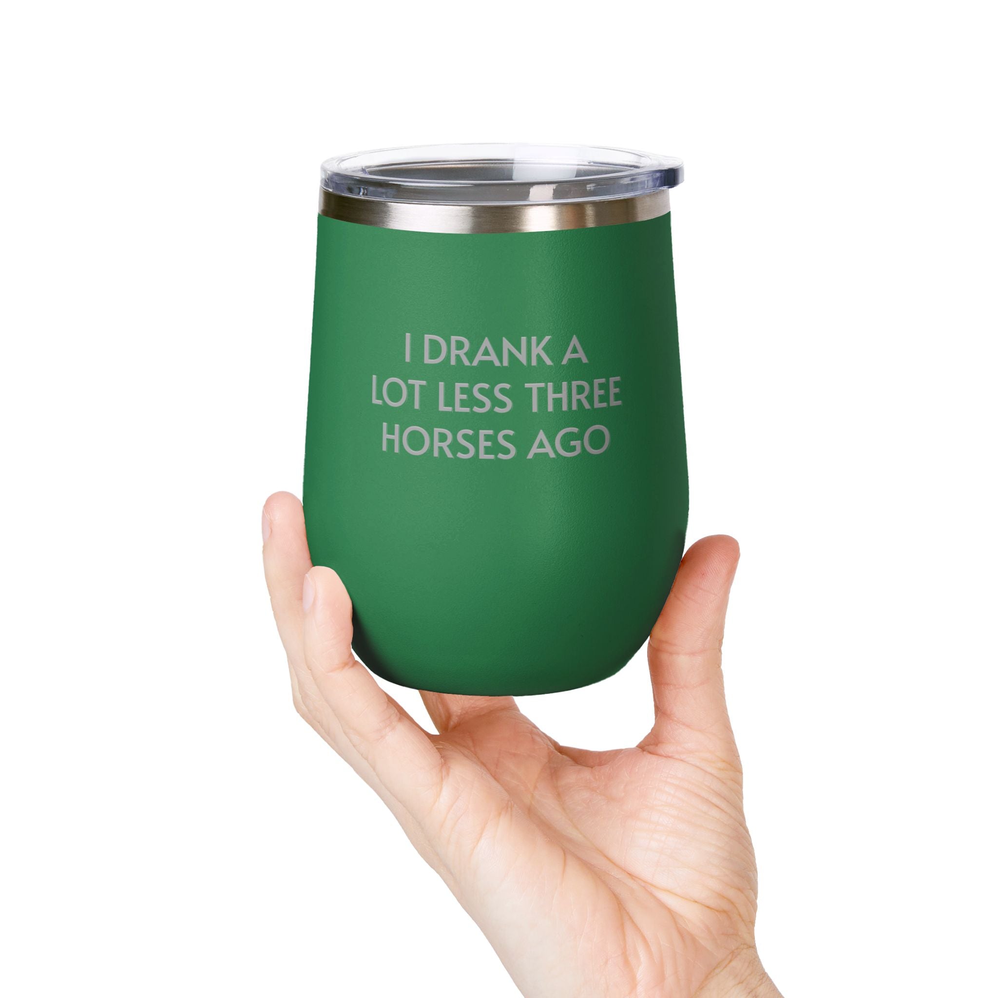 Image of Wine Tumbler, 12oz - I Drank A Lot Less