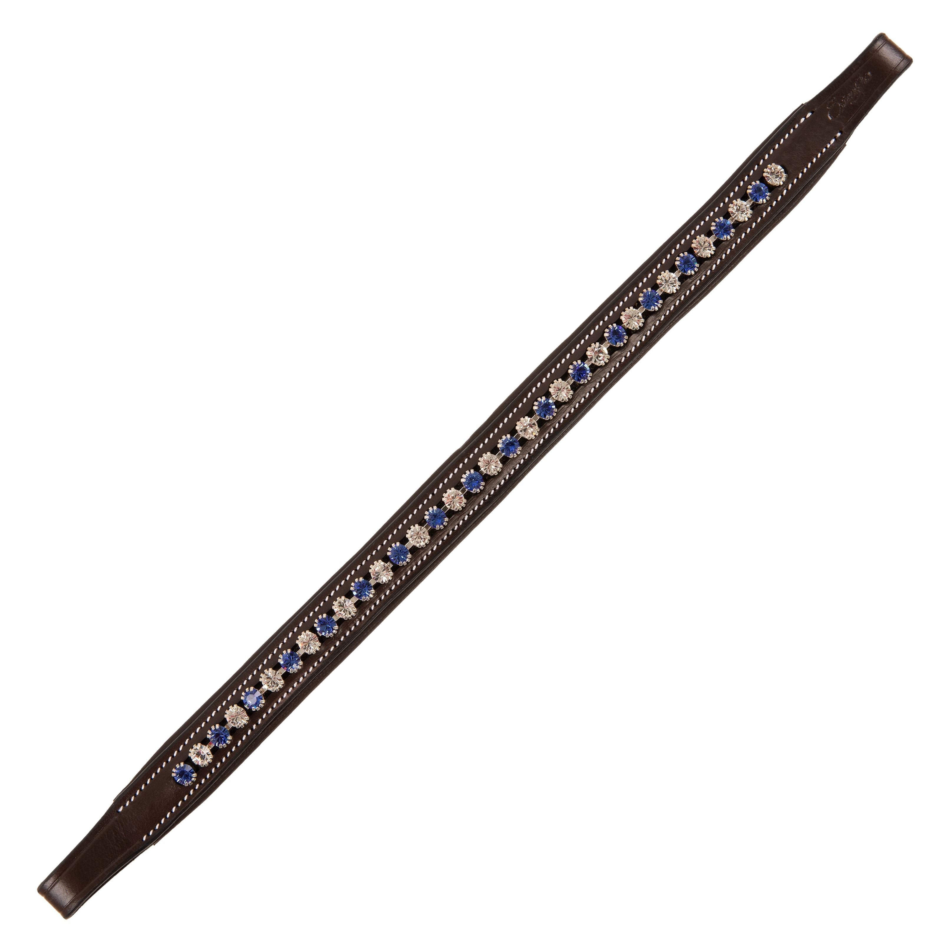 ExionPro Elegant Blue & Clear Crystal Browband