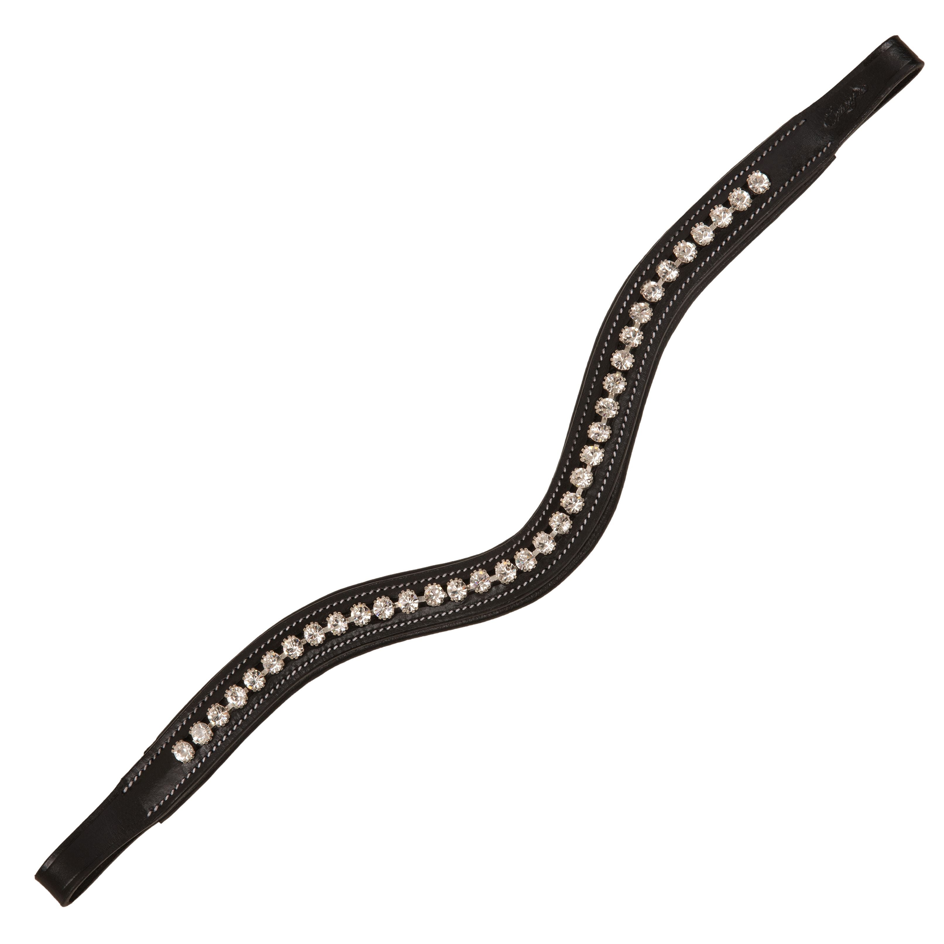 Image of ExionPro Elegant & Attractive White Crystal Browband
