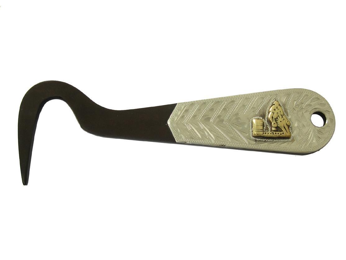 Image of AJ Tack Antique Brown Steel Hoof Pick