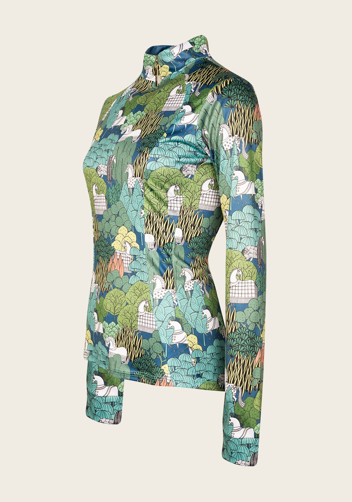 Enchanted Forest Quarter Zip Sun Shirt