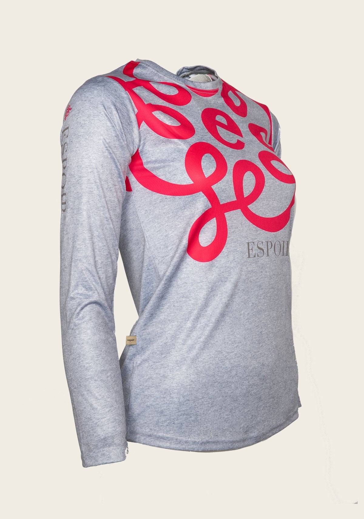 Image of SALE  Espoir Hot Pink On Grey T-Shirt