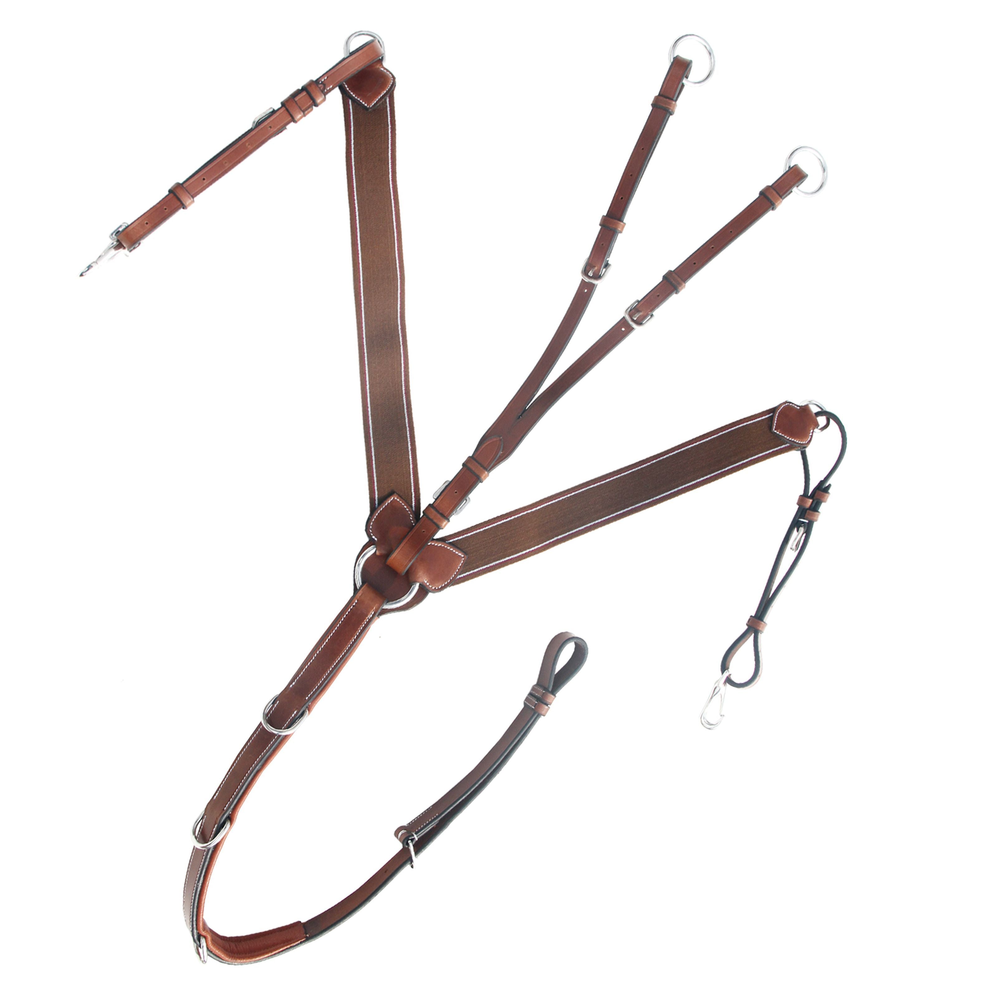 Image of ExionPro Heart Shape 3 Point Breastplate - Matching Elastic