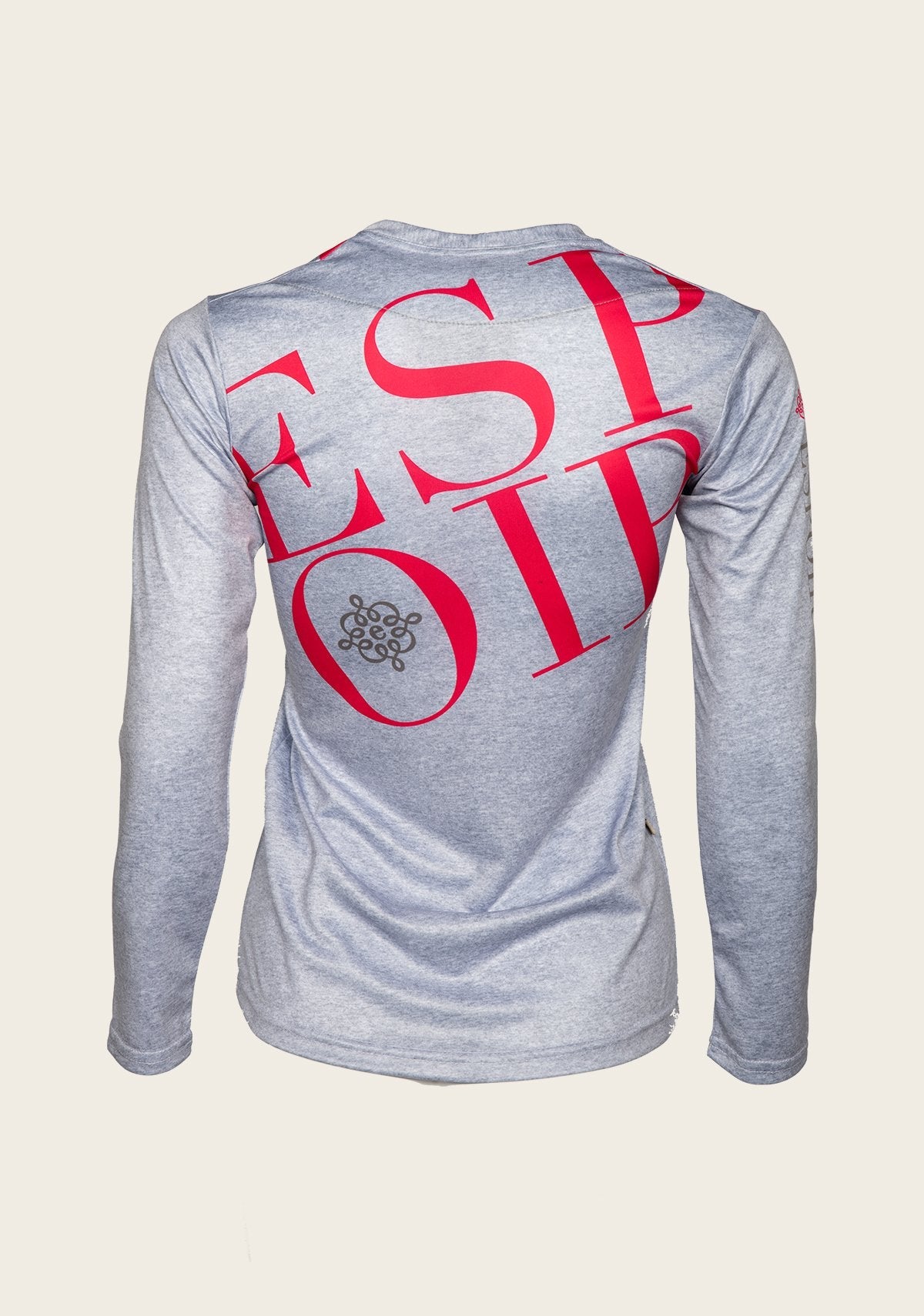 Image of SALE  Espoir Hot Pink On Grey T-Shirt