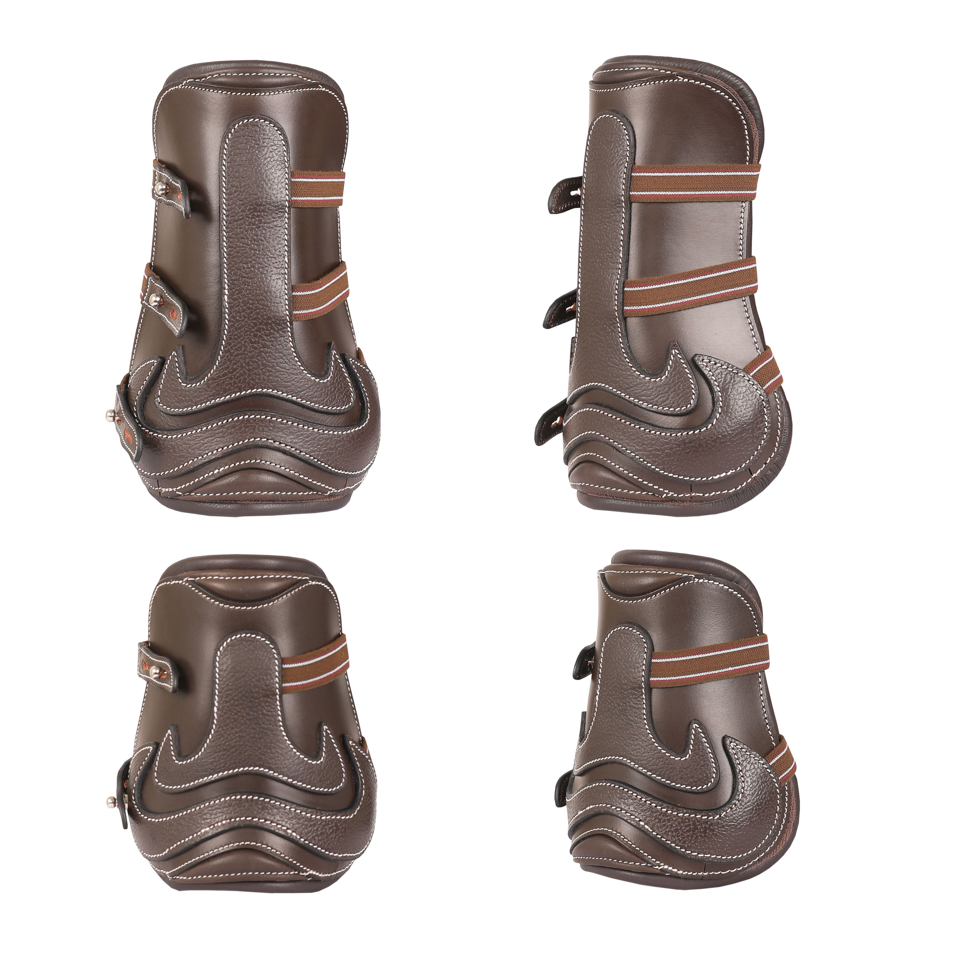 Image of ExionPro Leather Horse Tendon Show Jump Boots - 402