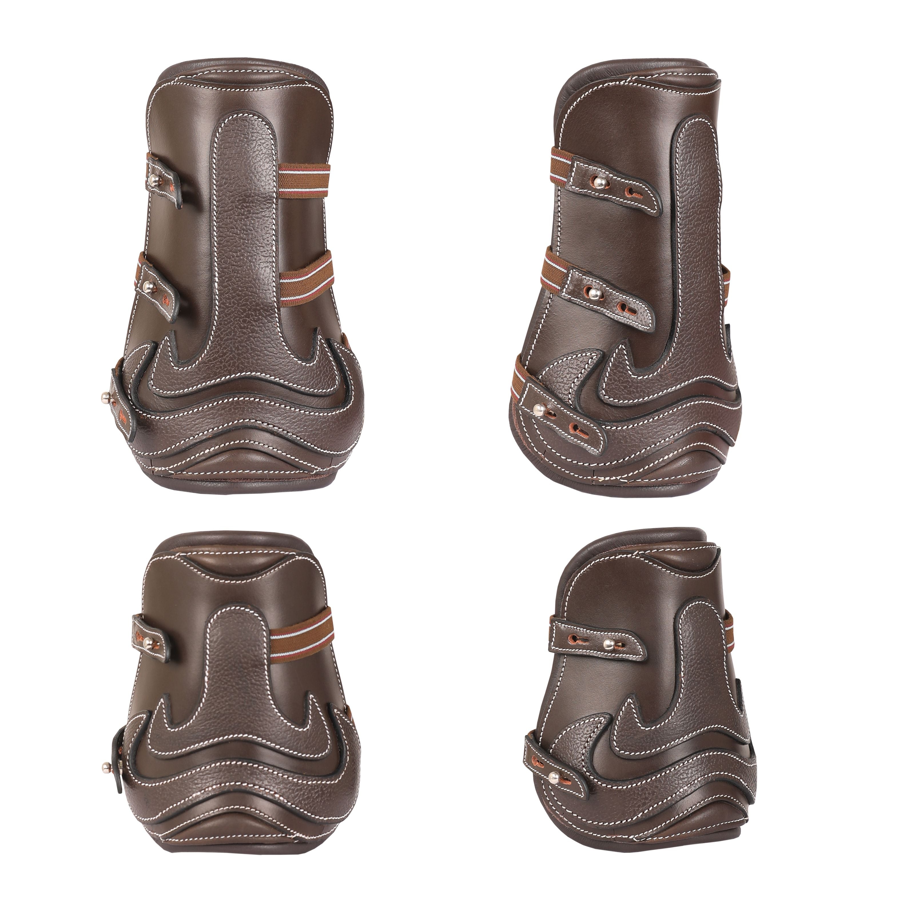 Image of ExionPro Leather Horse Tendon Show Jump Boots - 402