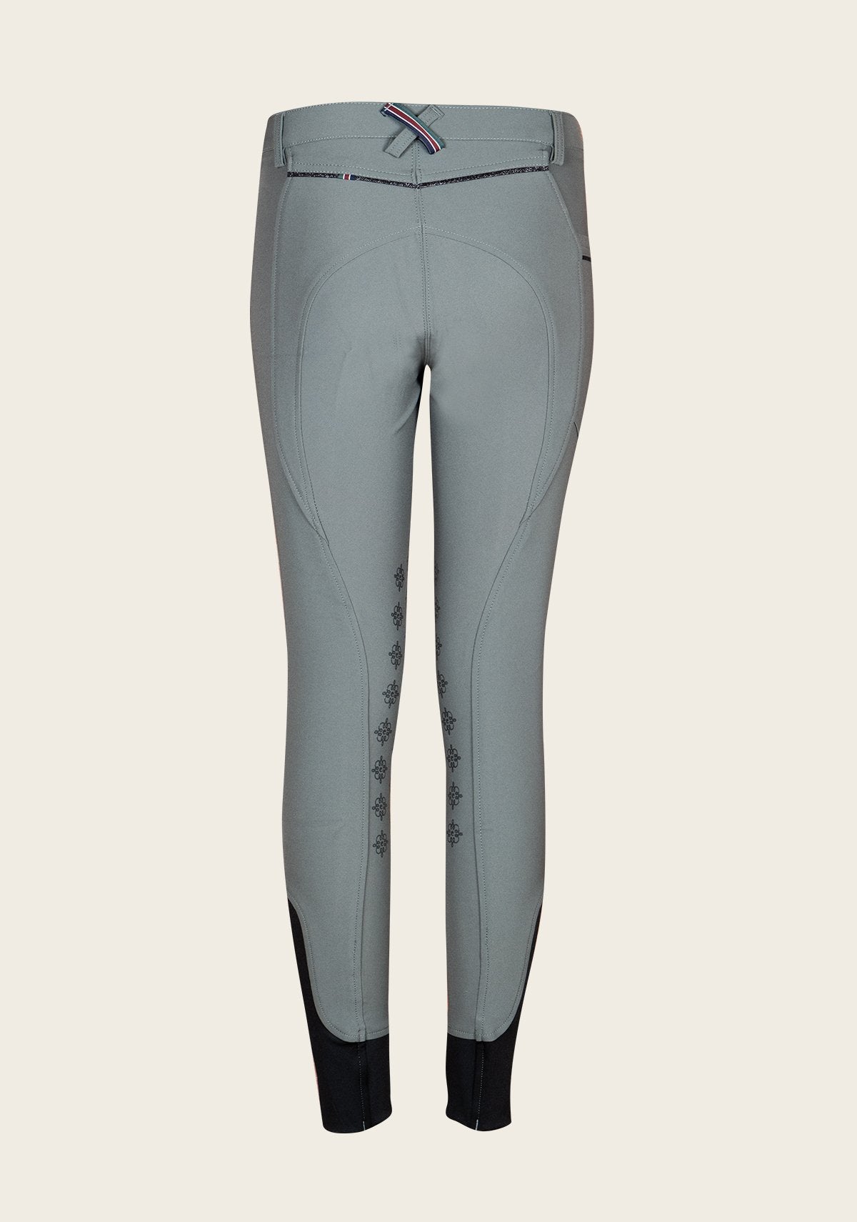 Image of Espoir Inspire Dusky Green Knee Patch Bamboo Breeches