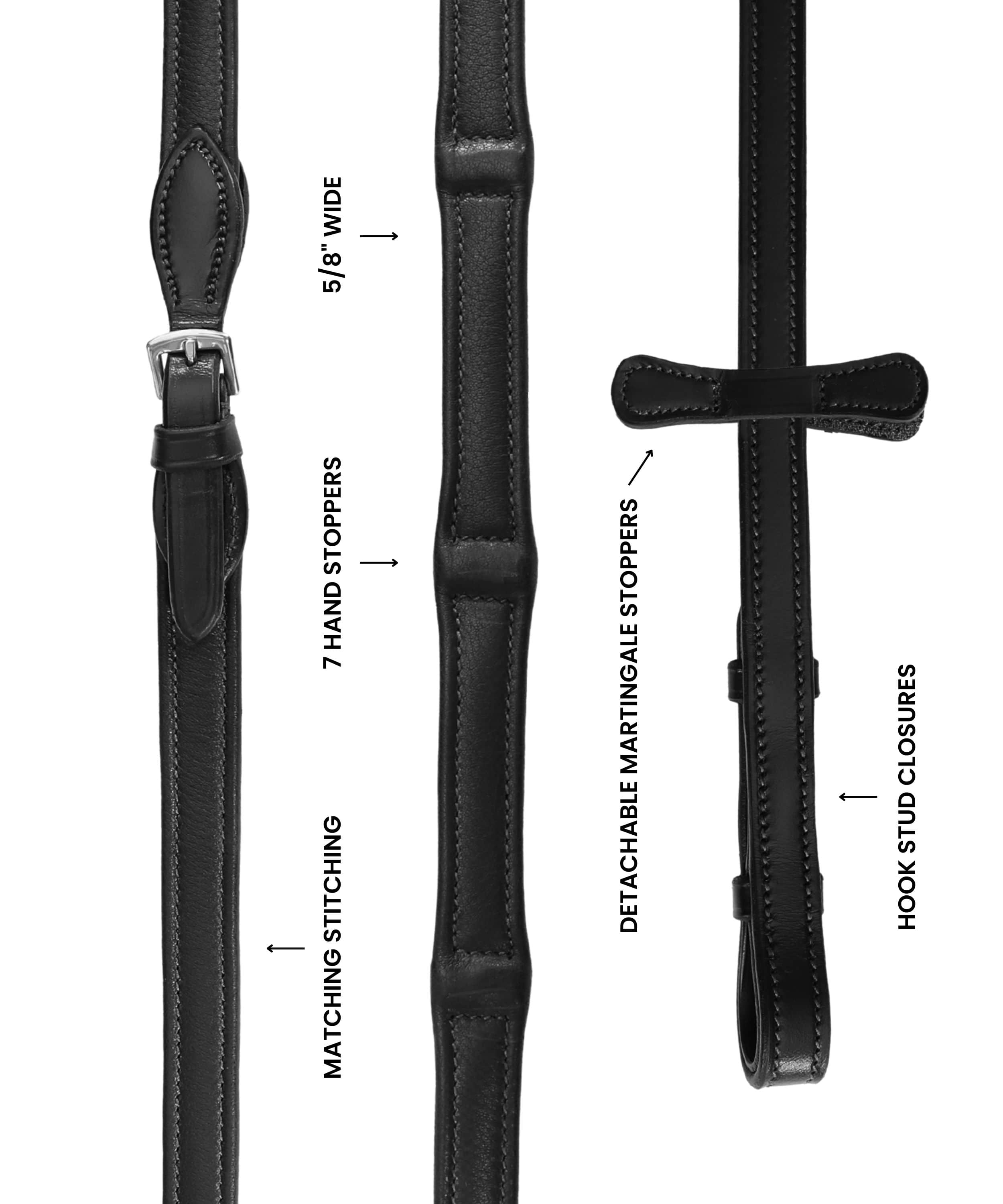 Image of ExionPro Soft Leather Reins