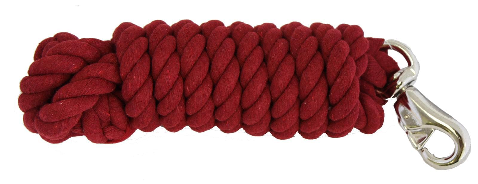 Image of AJ Tack 10 Foot Cotton Lead Rope with Bull Snap