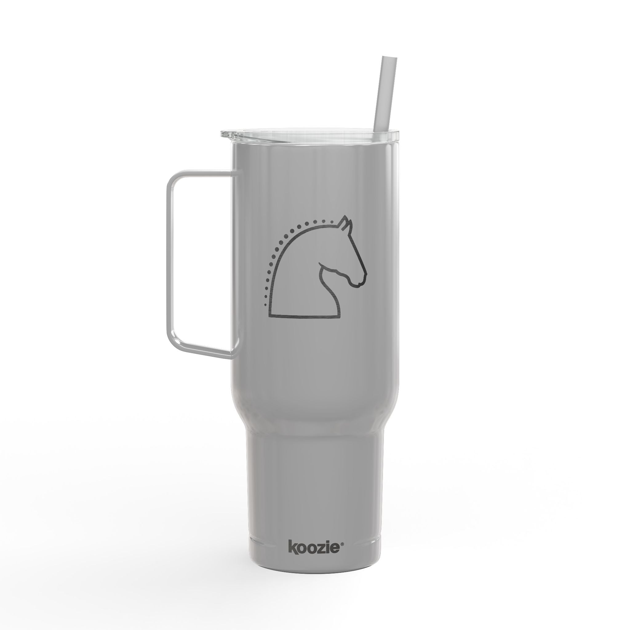 Insulated Tumbler with Lid, 40oz (Engraving) - Horse Bust