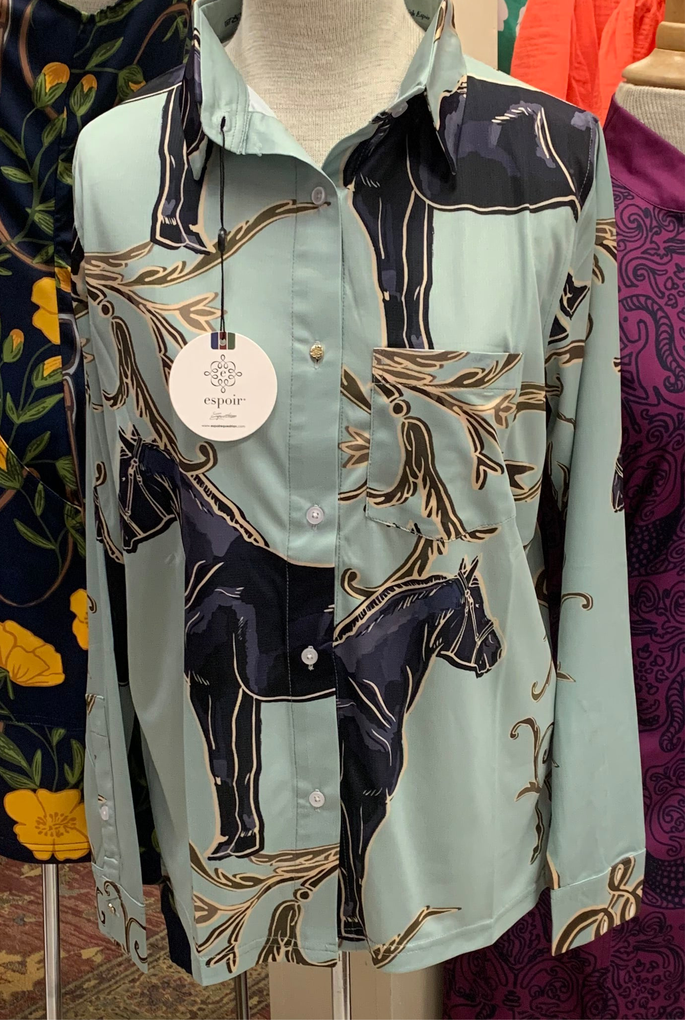 Image of Grandé Horse Loose Fitting Sun Shirt