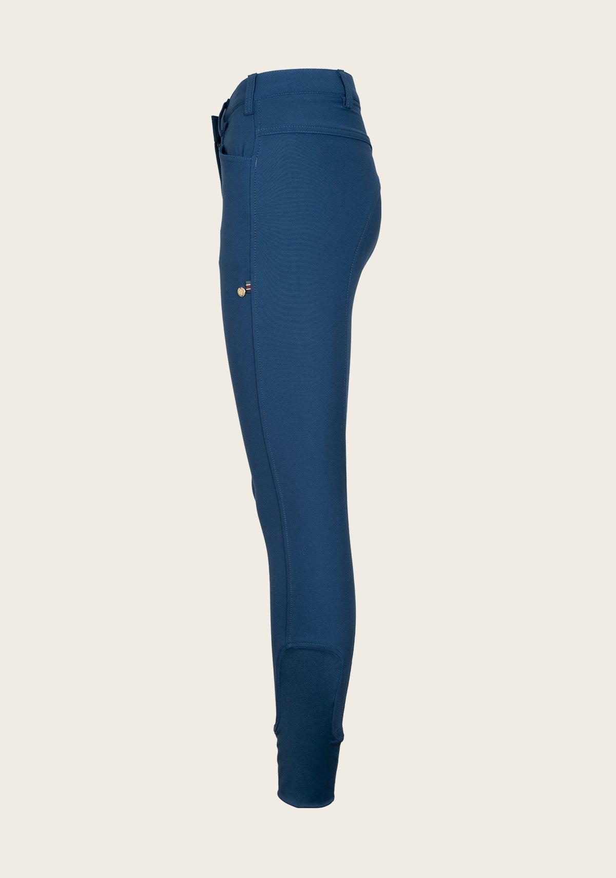 Espoir Coquet Knee Patch Peacock Blue Bamboo Breeches