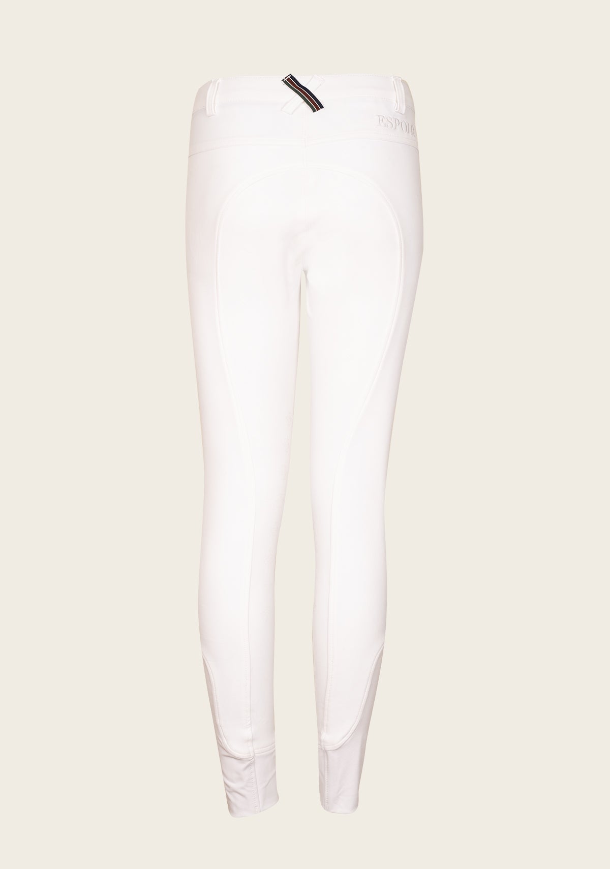 Espoir Coquet White Show Bamboo Breeches