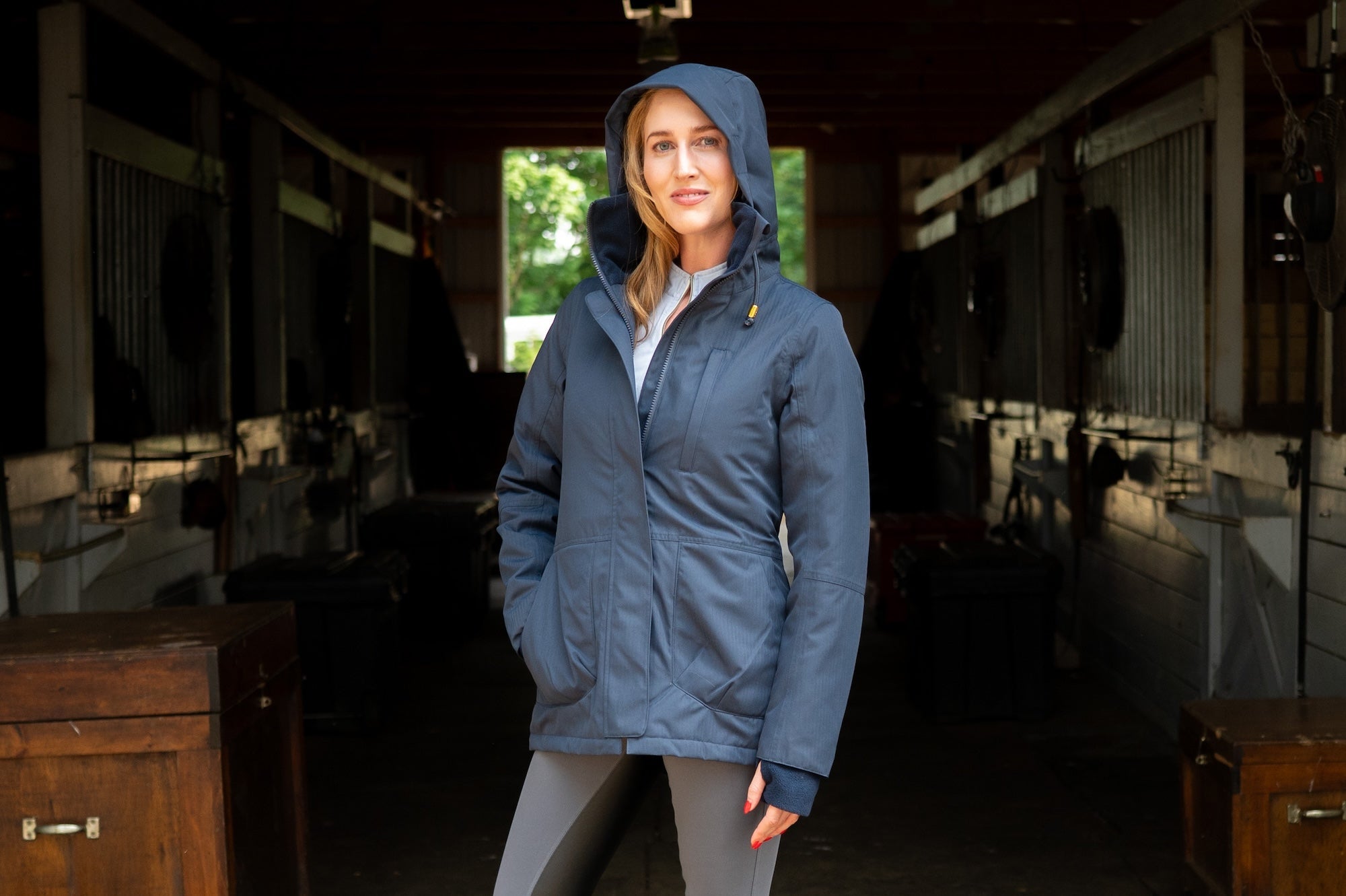 Image of Winter Insulated Riding Jacket 2.0 - Blue Nights