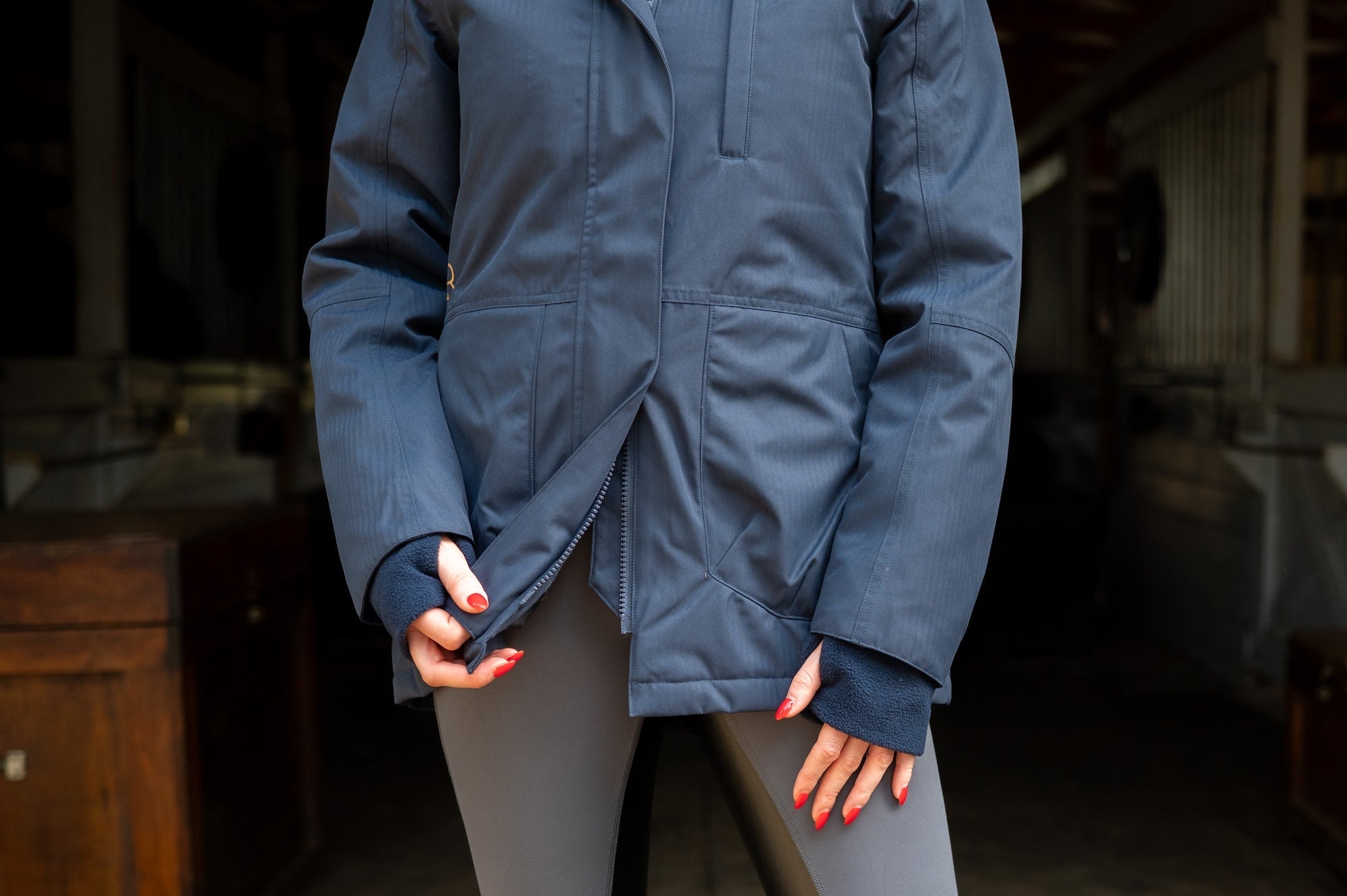 Image of Winter Insulated Riding Jacket 2.0 - Blue Nights