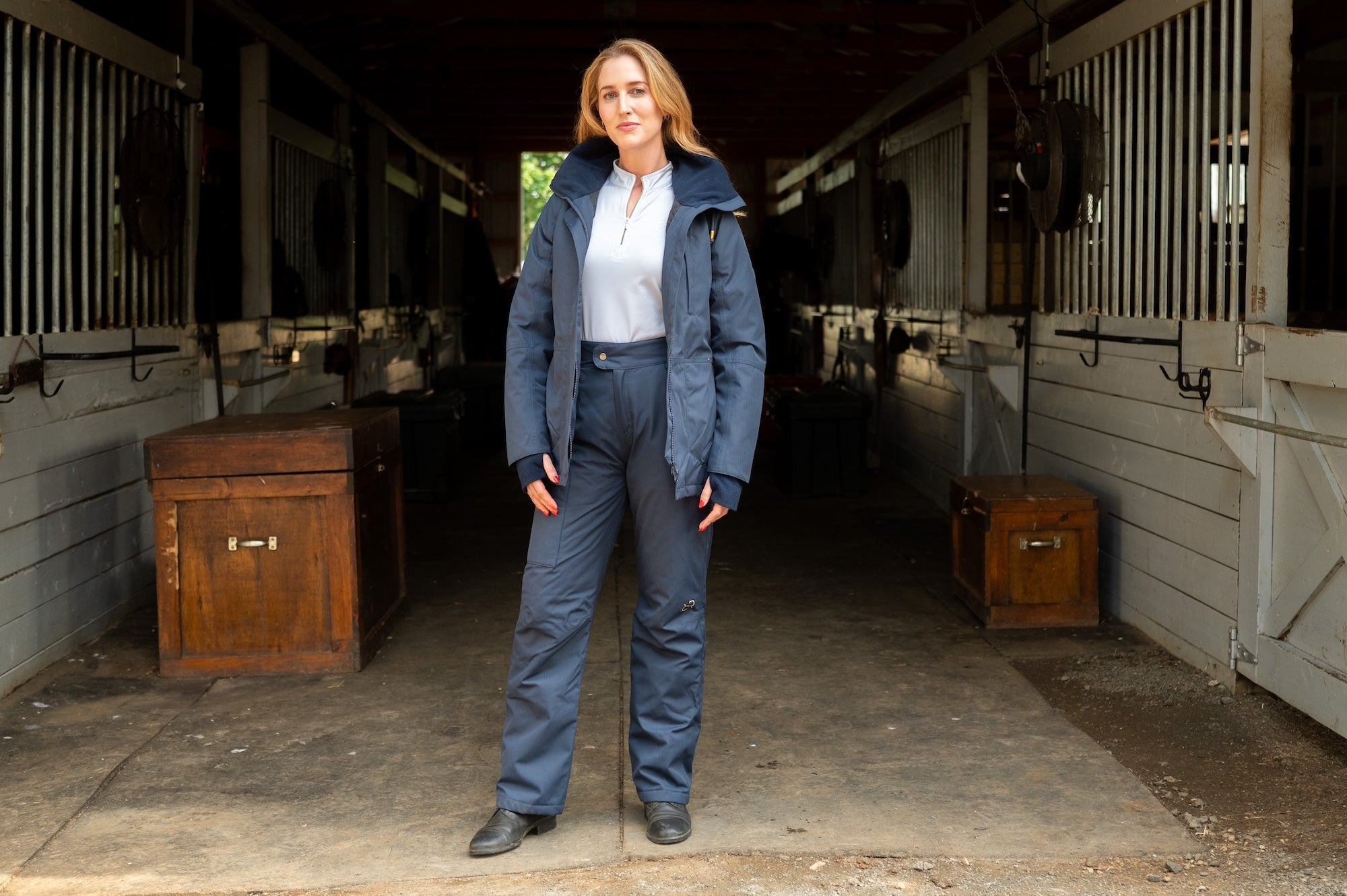 Image of Winter Insulated Riding Jacket 2.0 - Blue Nights