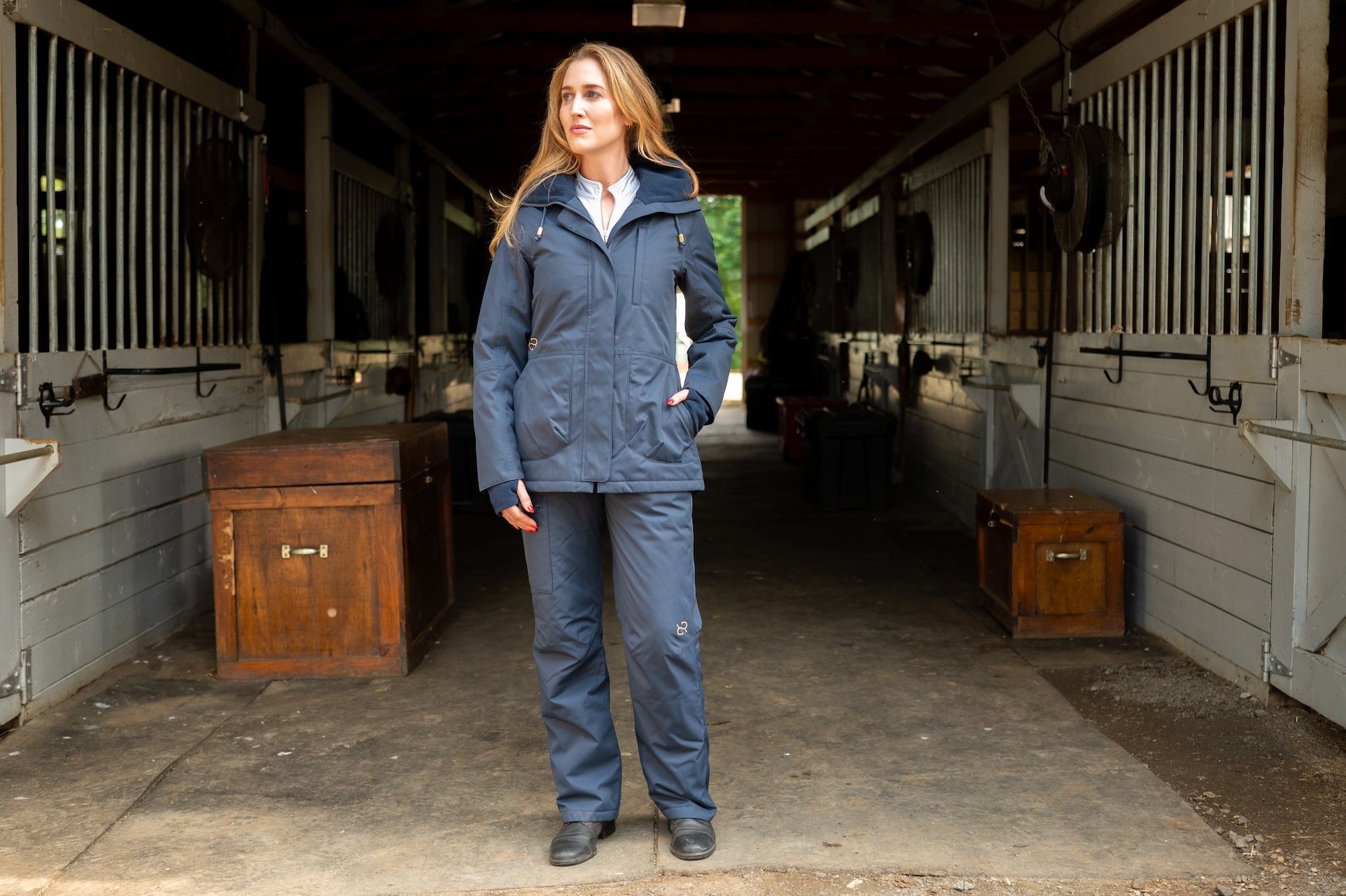 Image of Winter Insulated Riding Jacket 2.0 - Blue Nights