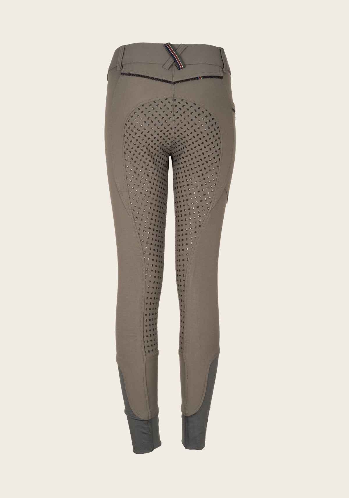 Image of Inspire Full Seat High Waist Dusky Green Bamboo Breeches