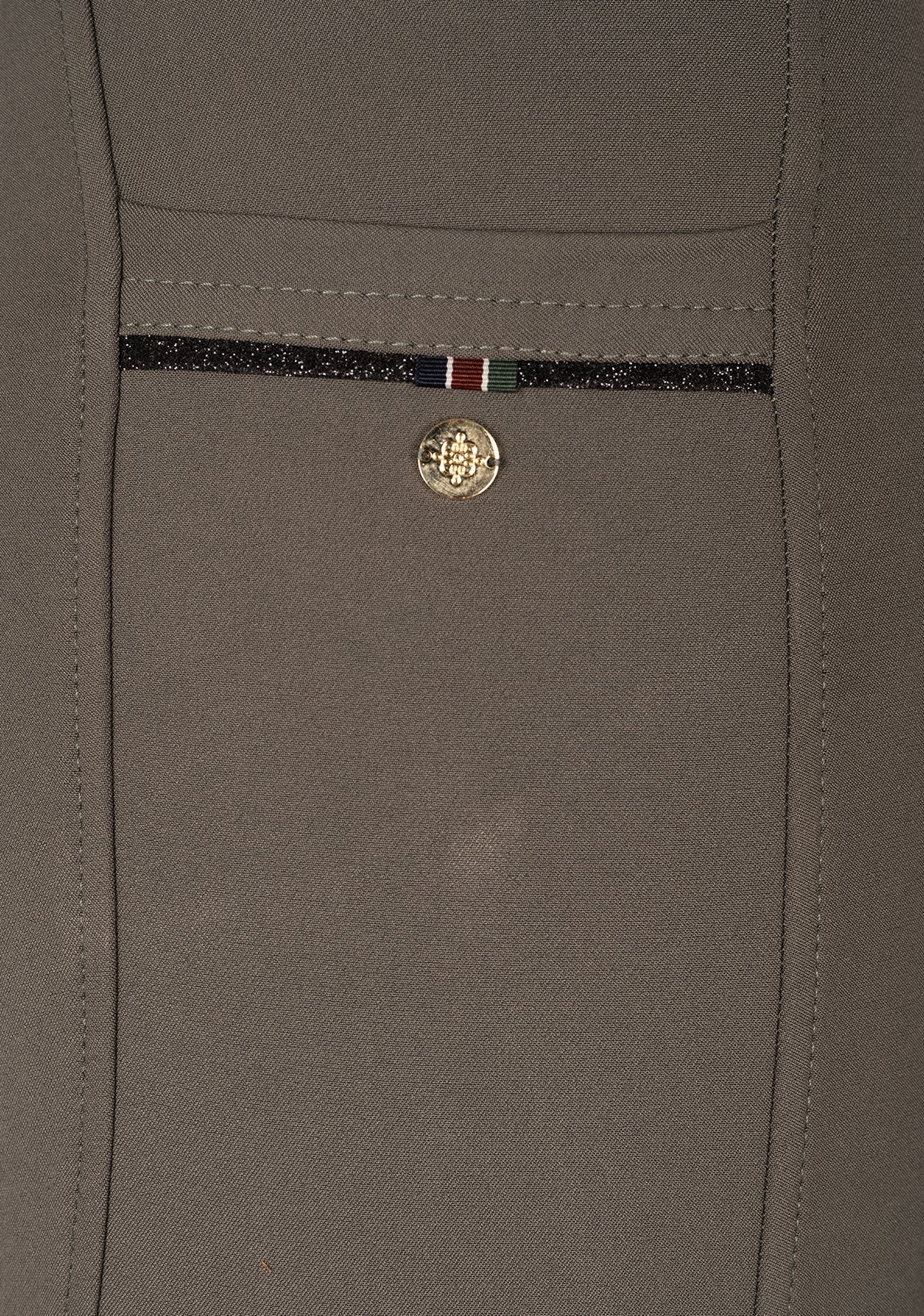 Image of Inspire Full Seat High Waist Dusky Green Bamboo Breeches