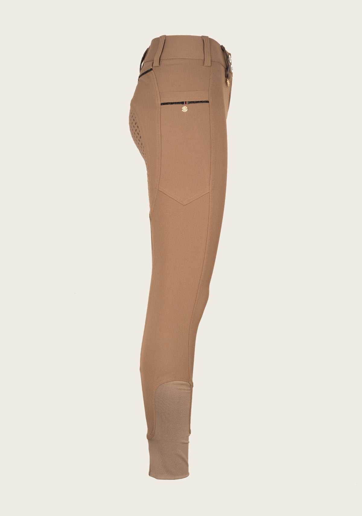 Image of Inspire Full Seat High Waist Walnut Bamboo Breeches
