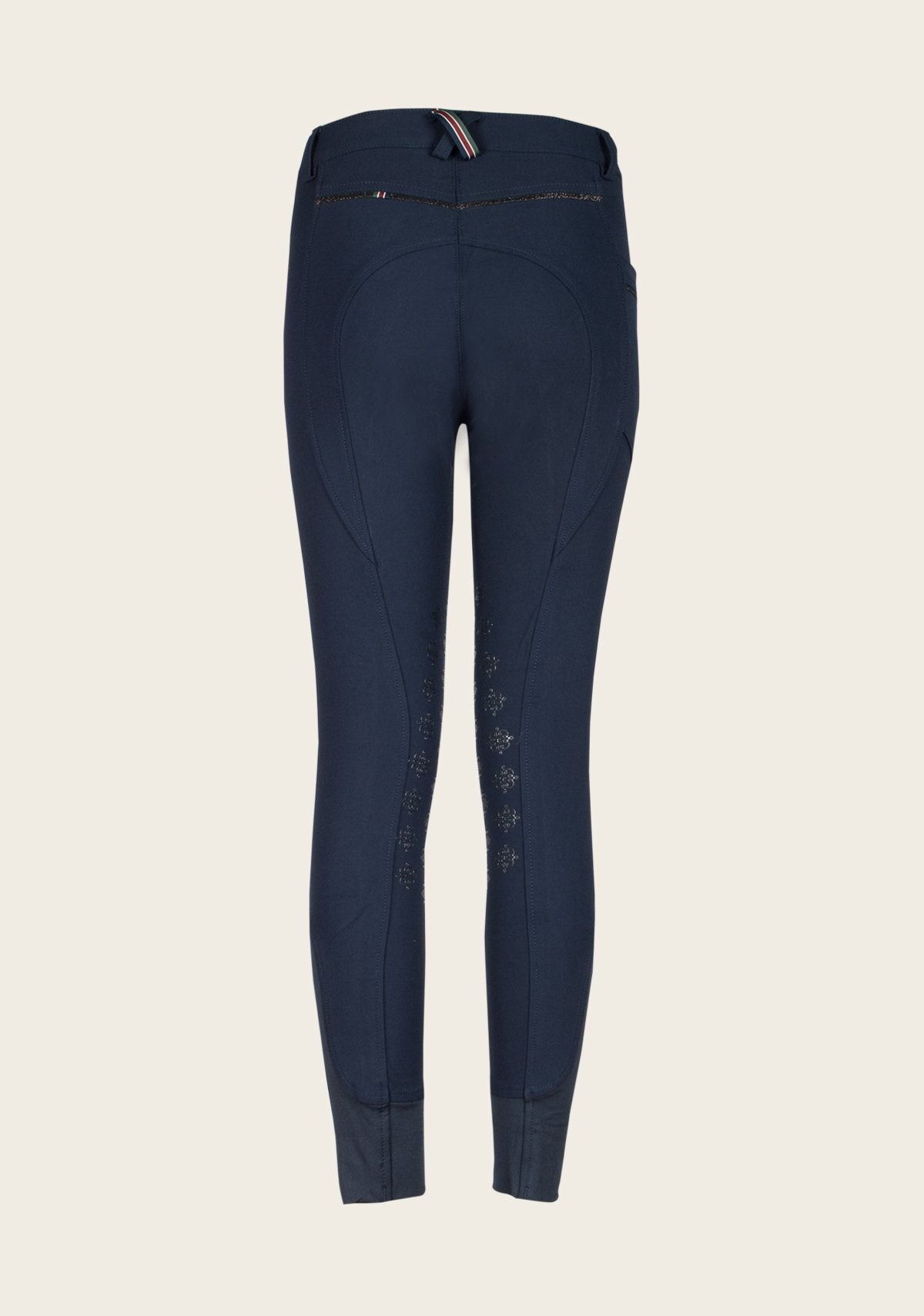 Image of Espoir Inspire Navy Knee Patch Bamboo Breeches