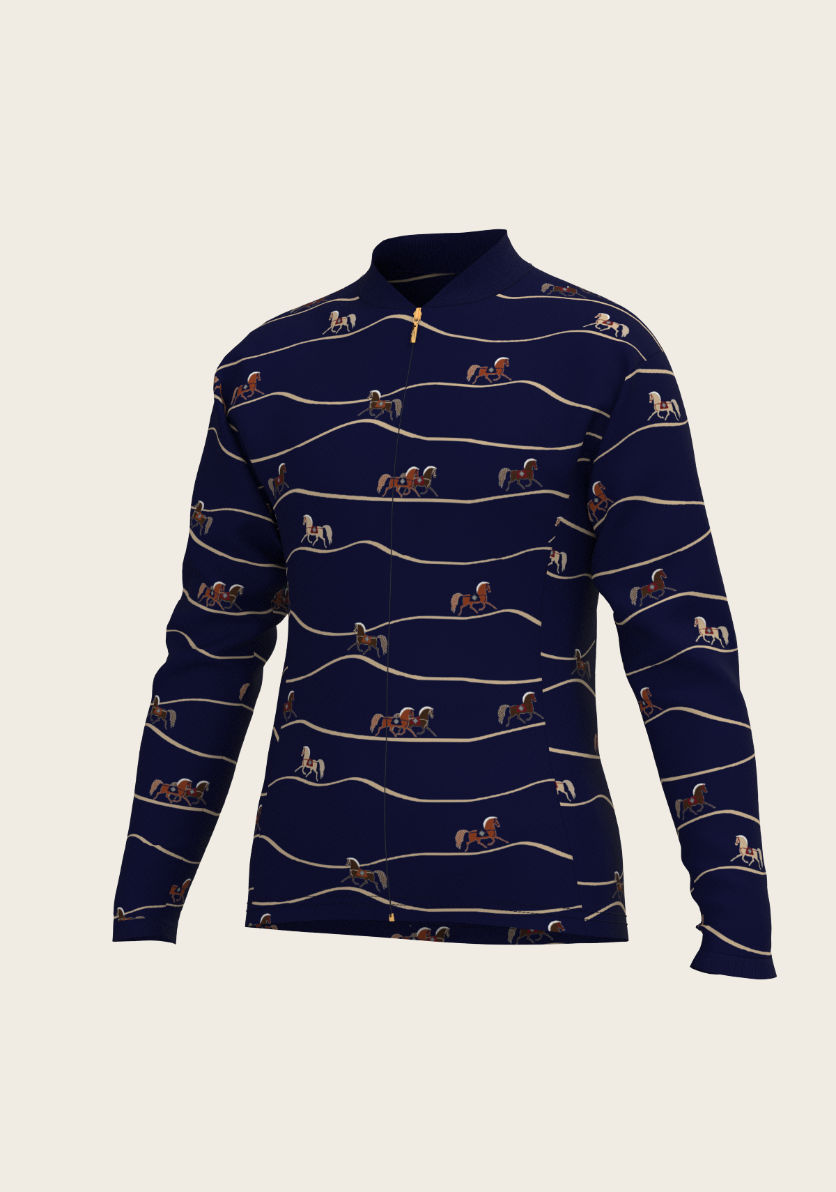 Image of Navy Cheval Children's Long Sleeve Shirt
