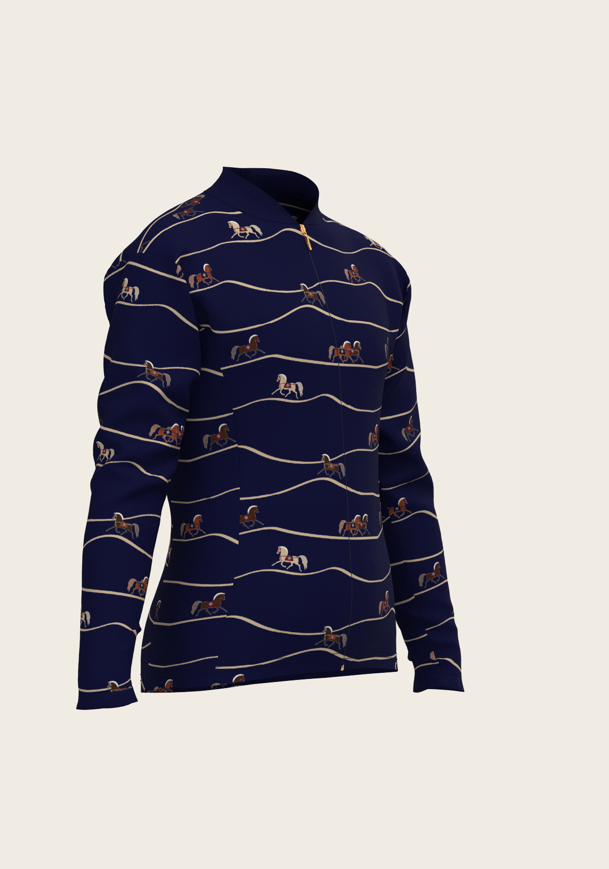 Image of Navy Cheval Children's Long Sleeve Shirt