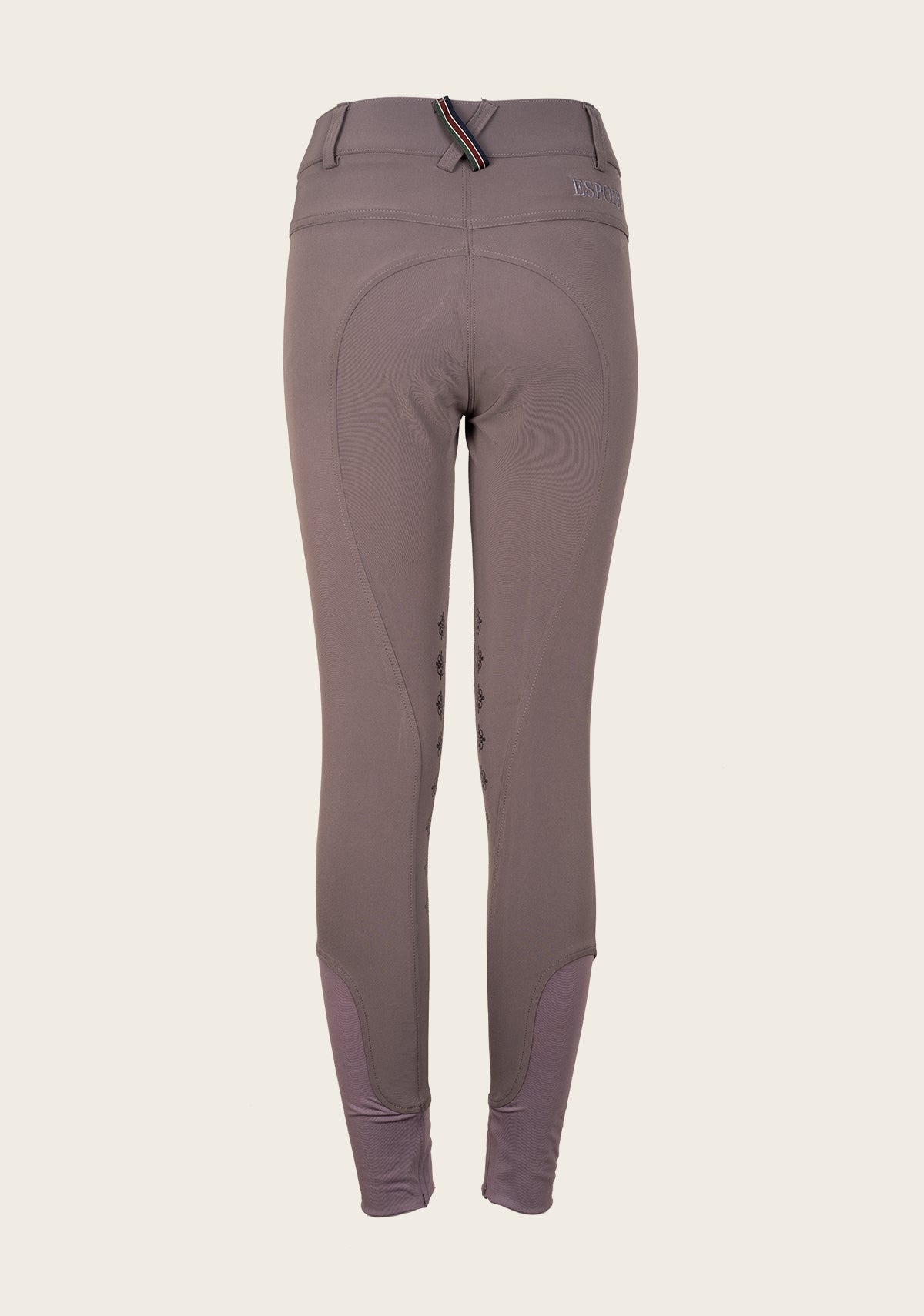 Image of Coquet High Waist Coolmax Poppyseed Knee Patch Breeches