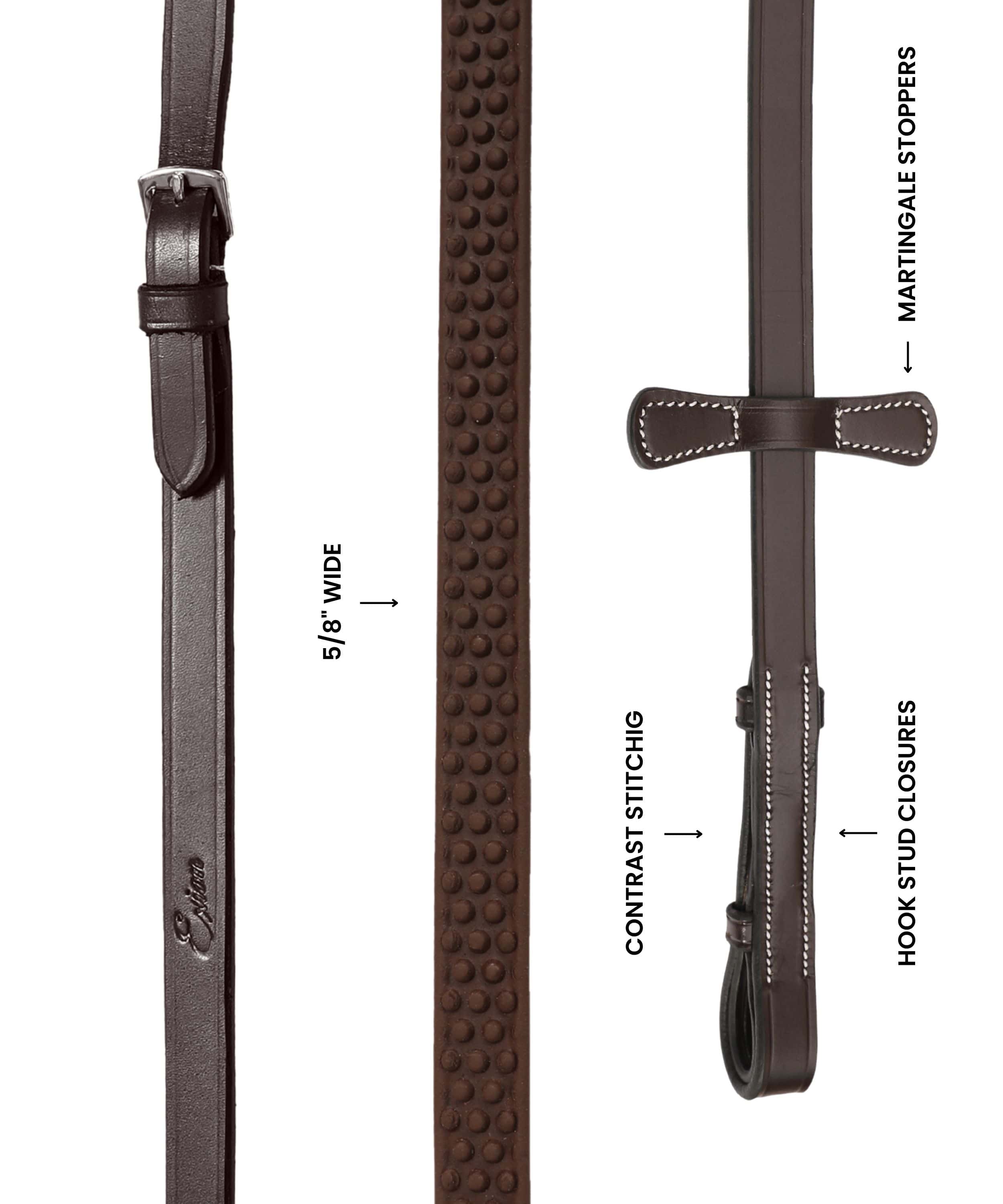 Image of ExionPro Dotted Rubber Reins
