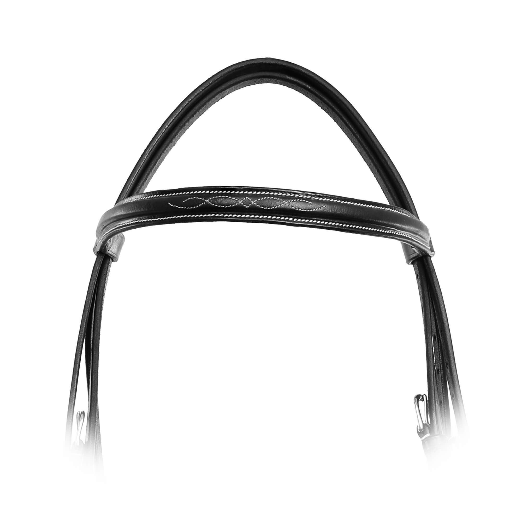 Image of ExionPro Traditional Figure 8 Bridle With Laced Reins