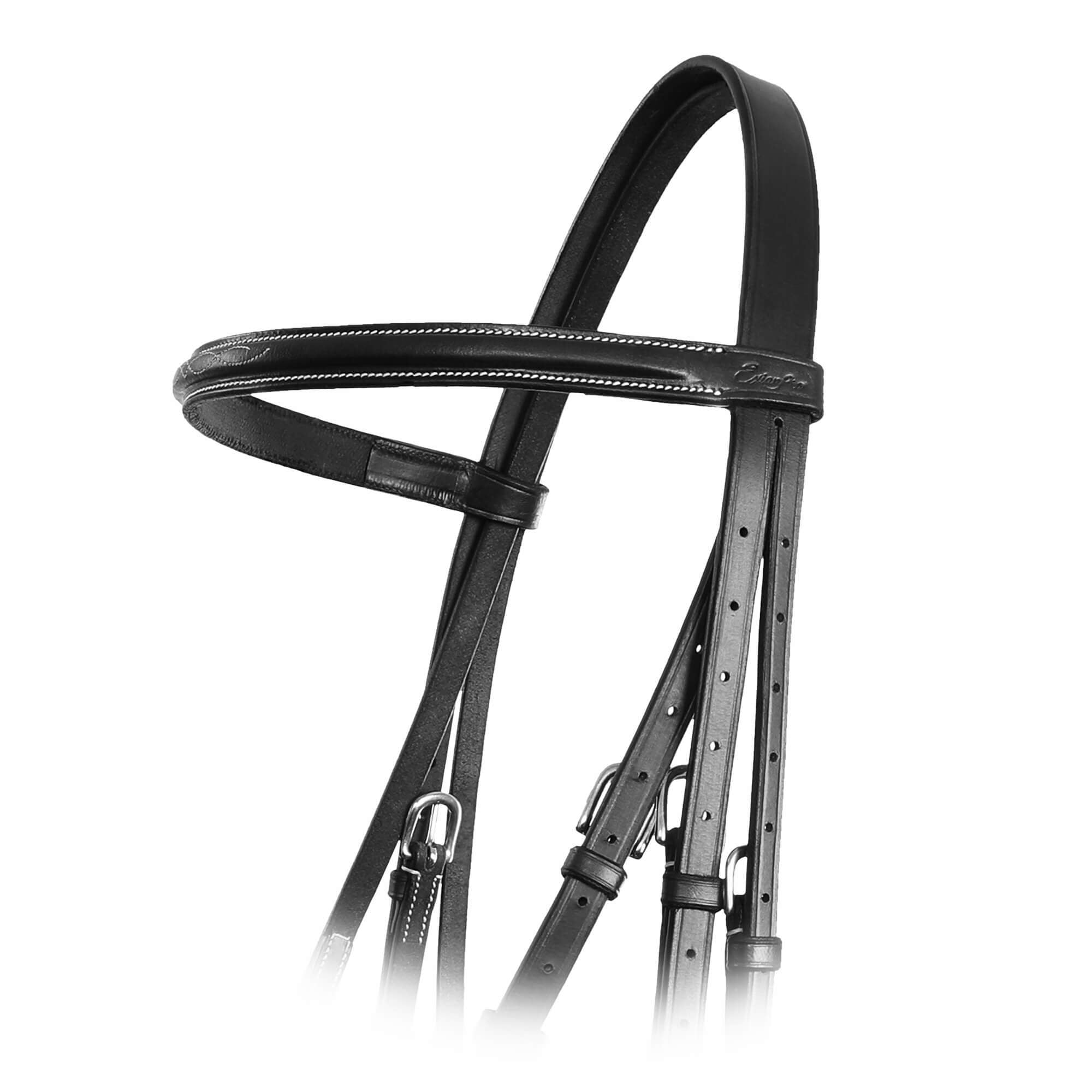 Image of ExionPro Traditional Figure 8 Bridle With Laced Reins