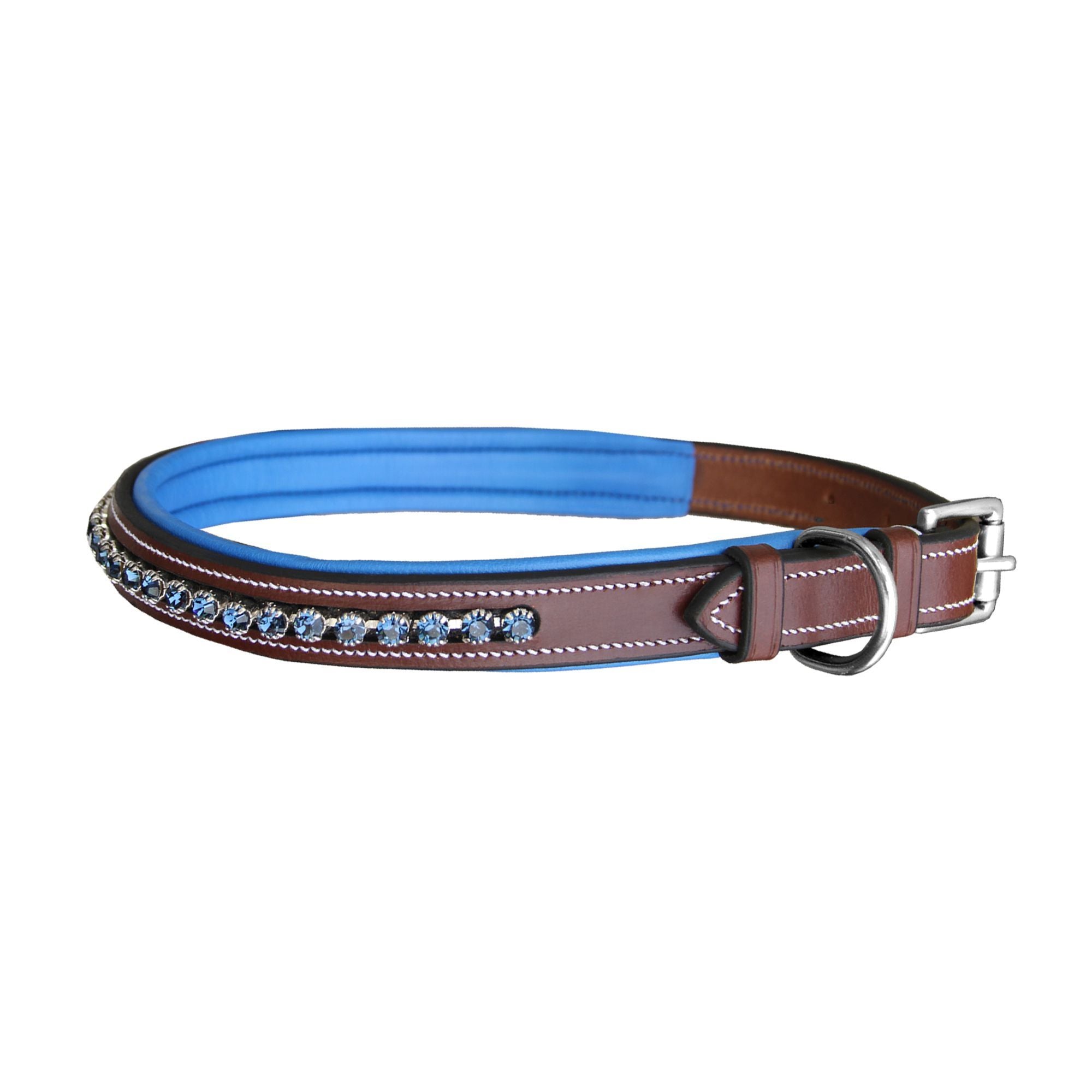 Image of ExionPro Dark Blue Bling Dog Collar