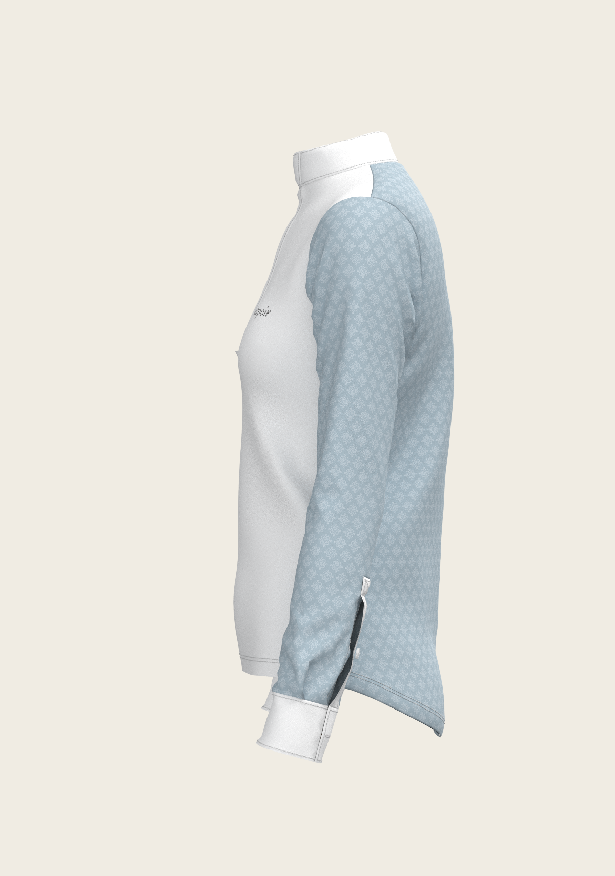 Image of Sky Blue Long Sleeve Show Shirt