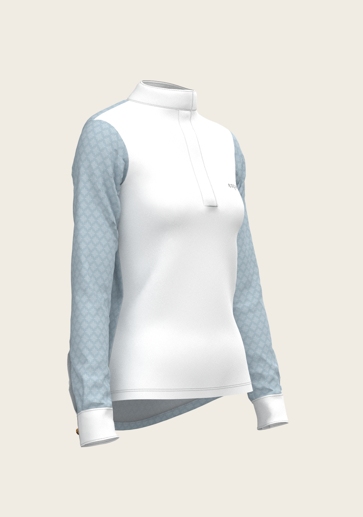 Image of Sky Blue Long Sleeve Show Shirt