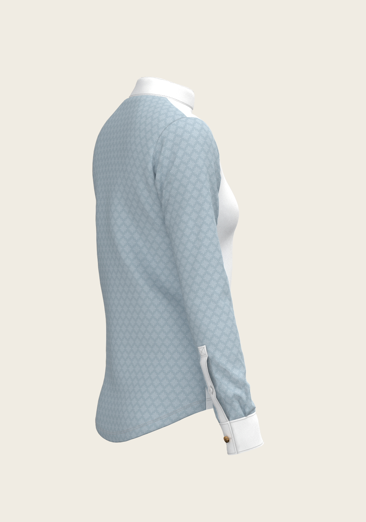Image of Sky Blue Long Sleeve Show Shirt