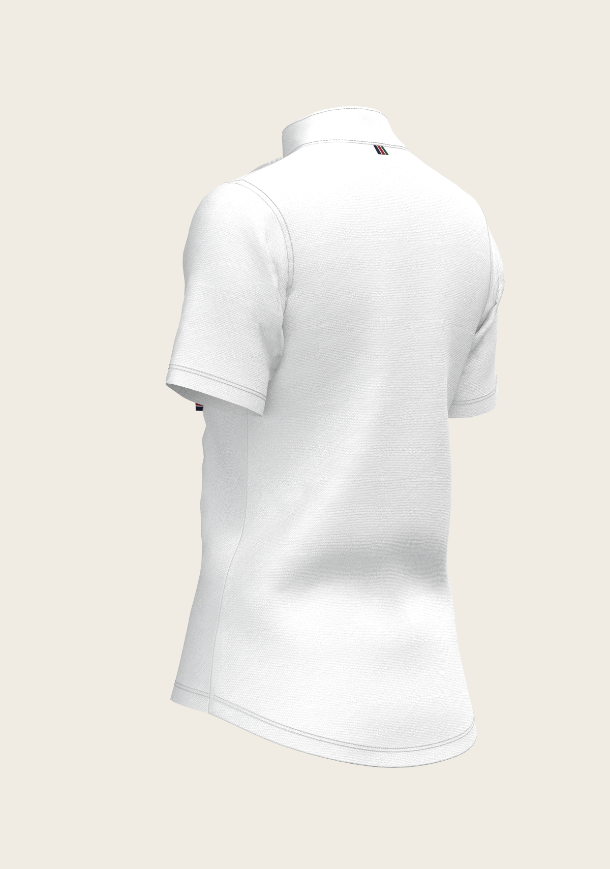 Short Pleated Short Sleeve Show Shirt