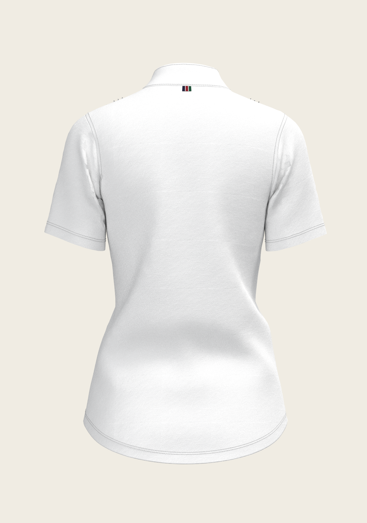 Image of Short Pleated Short Sleeve Show Shirt