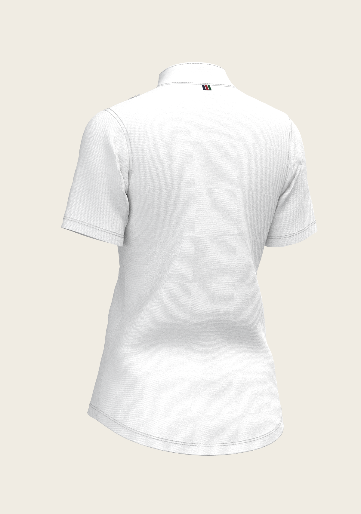 Image of Short Pleated Short Sleeve Show Shirt
