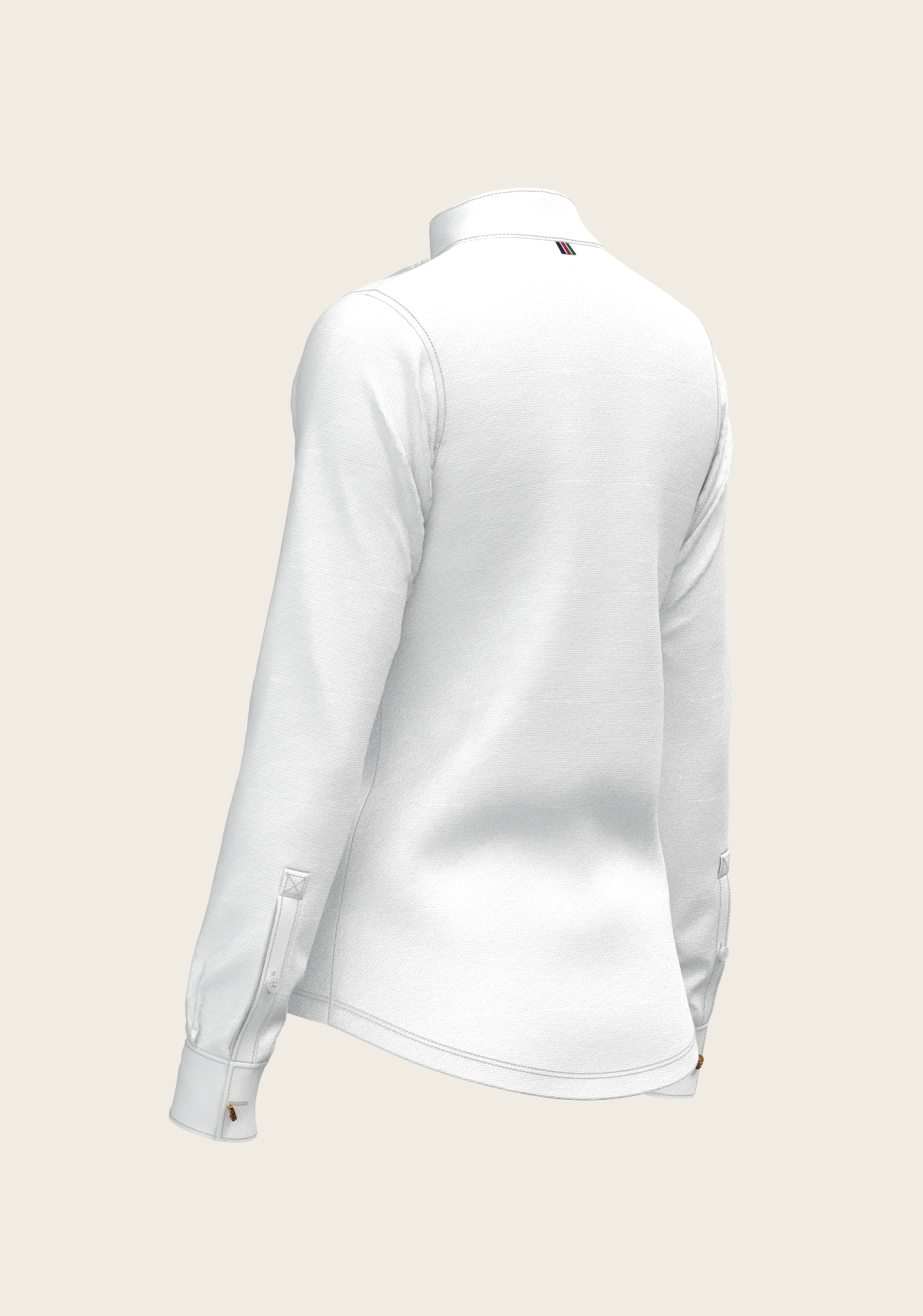 Image of Short Pleated Long Sleeve Show Shirt