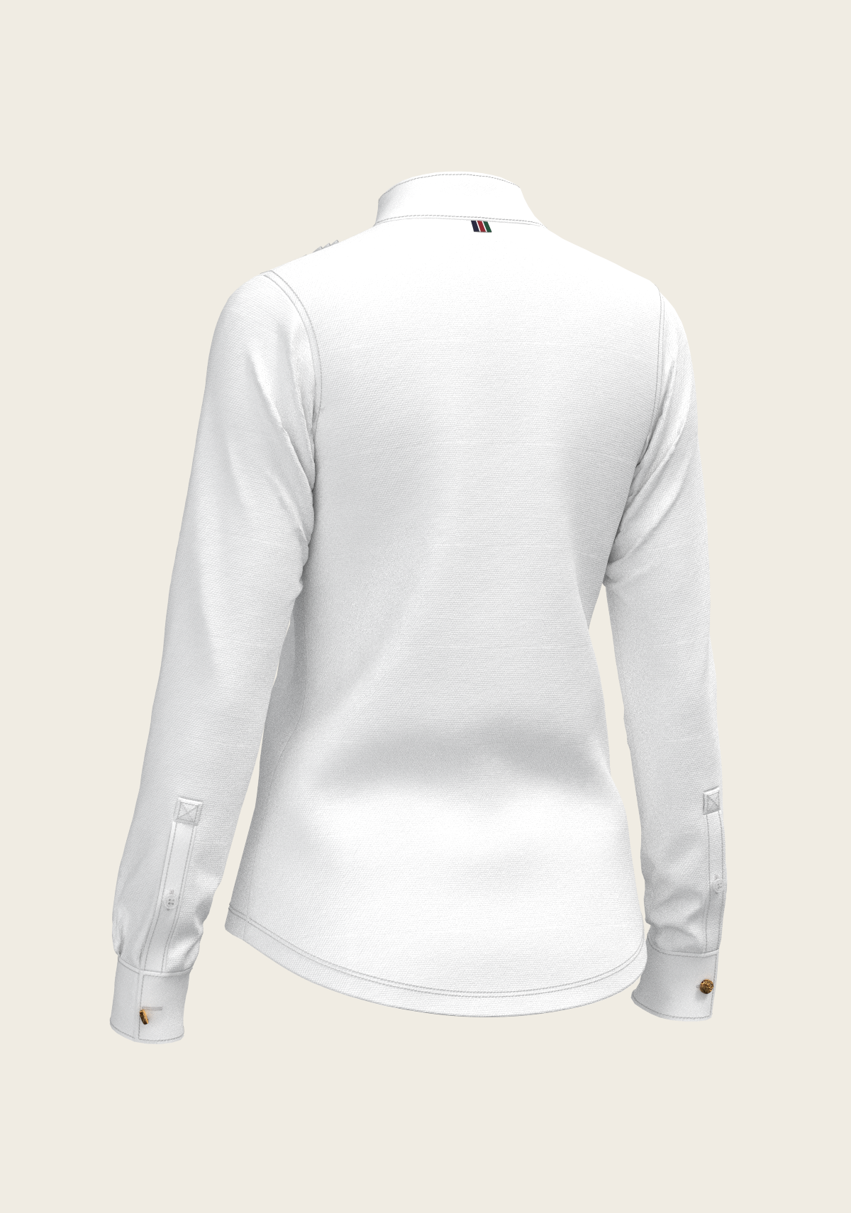 Image of Short Pleated Long Sleeve Show Shirt