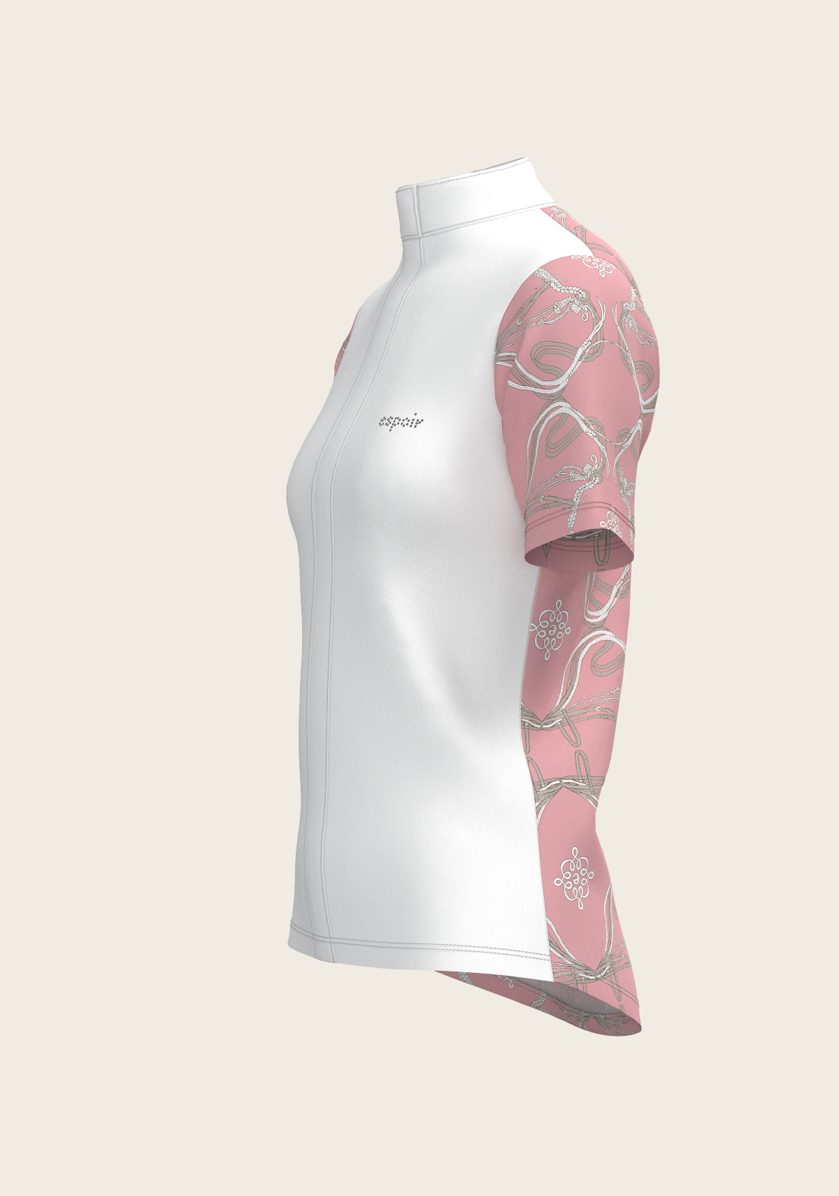 Image of Roped Bridles on Rose Short Sleeve Show Shirt