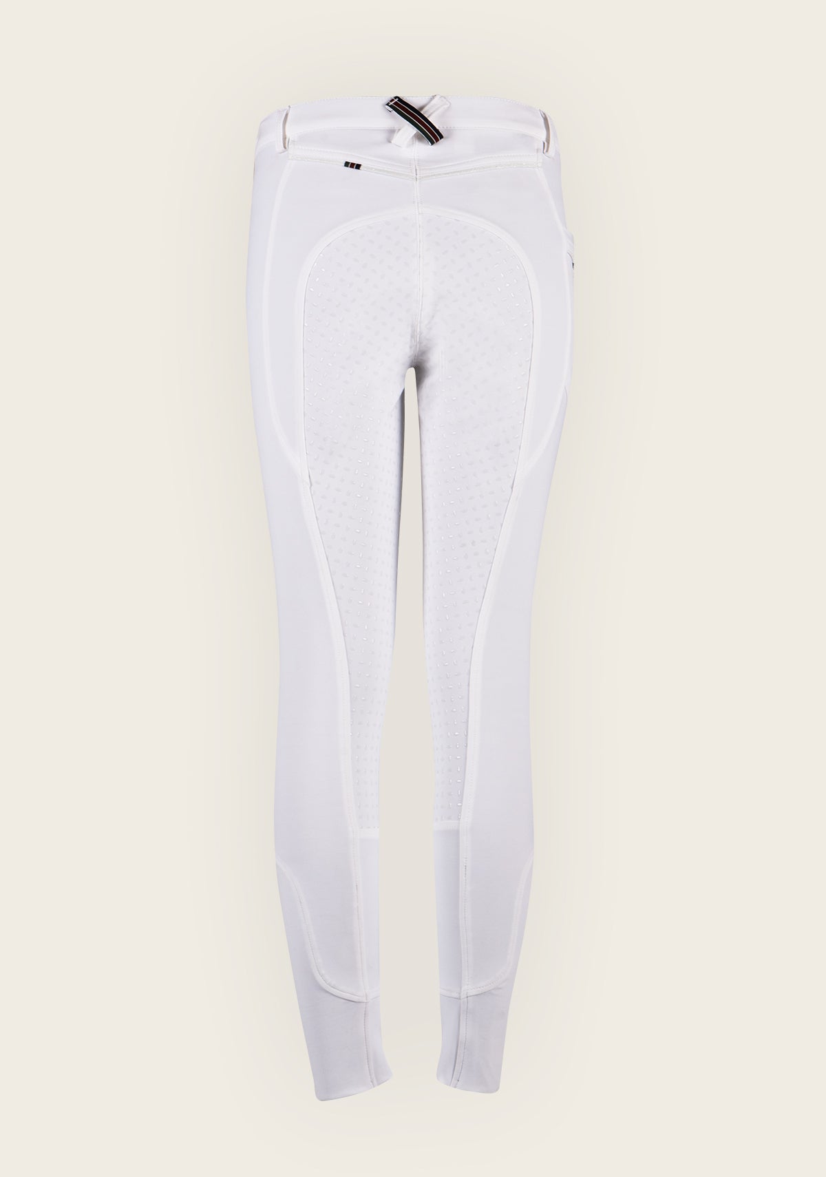 Image of Inspire Full Seat High Waist White Coolmax Breeches