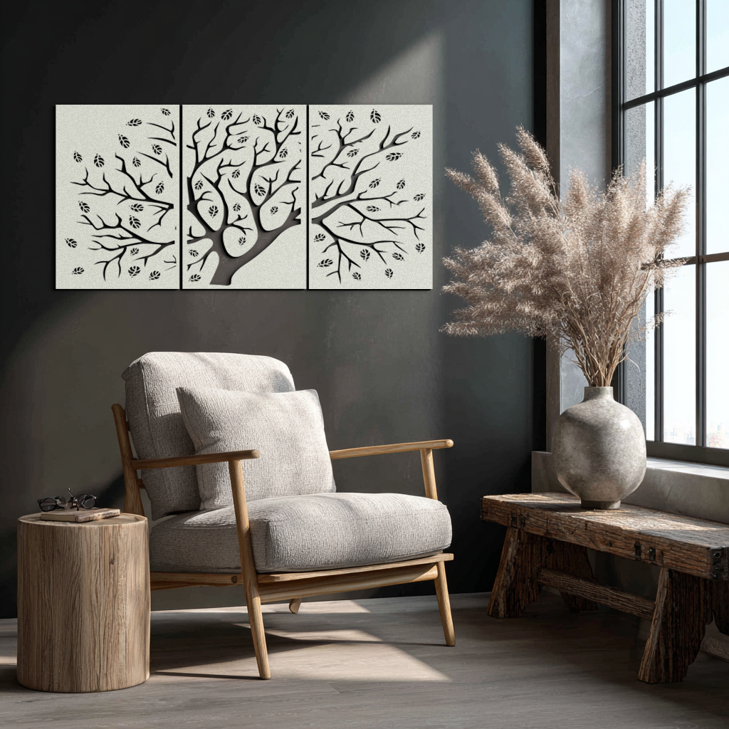 Image of Rustic Horse Farm Metal Wall Art - Steel Wall Decor for Home and Barn - KAF036