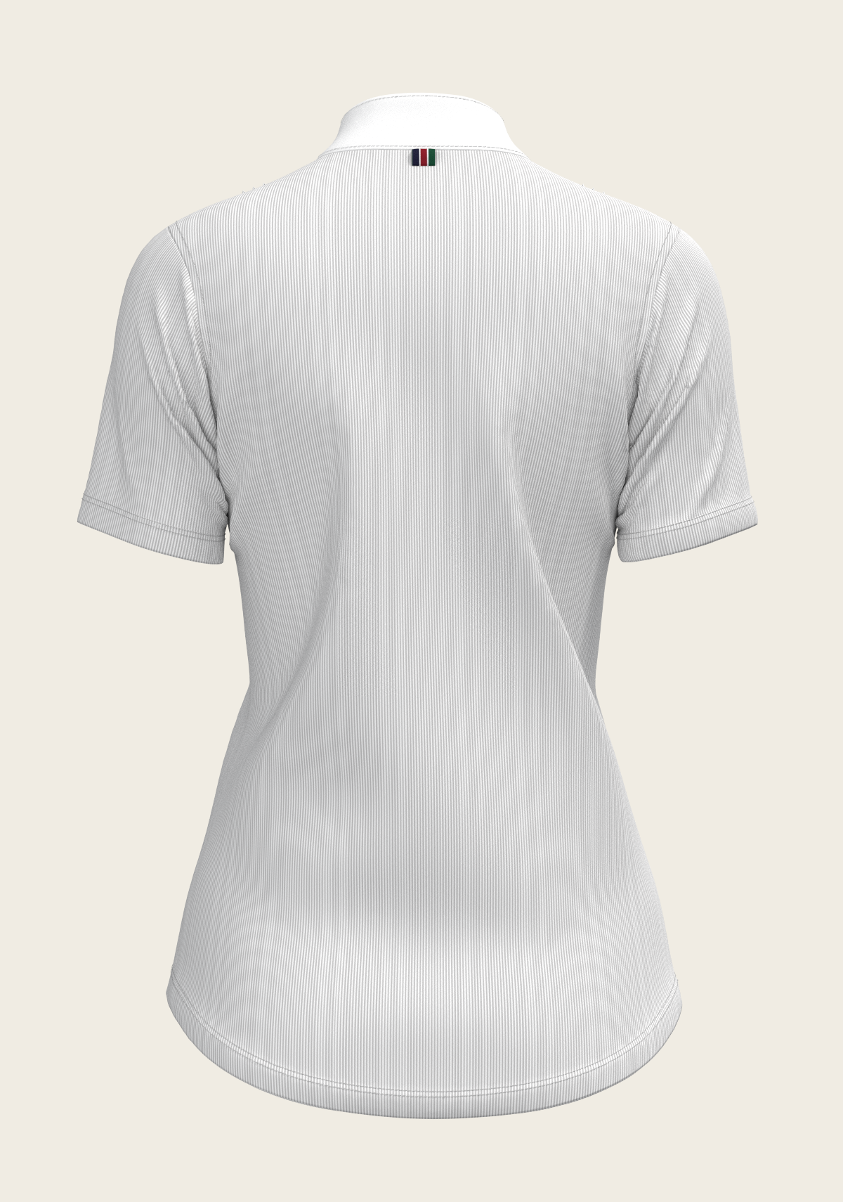 Image of  Stripes in Grey Short Pleated Short Sleeve Show Shirt